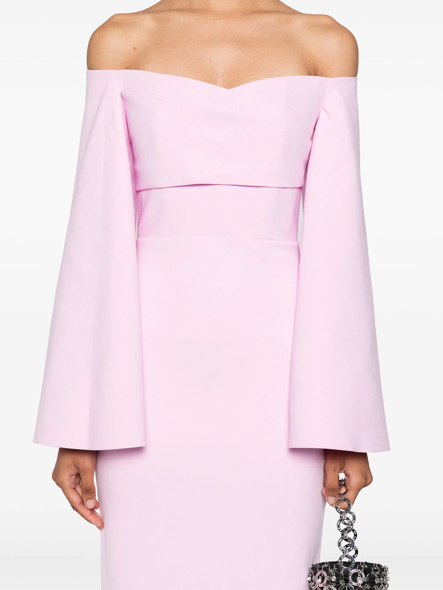 Eliana off-shoulder gown