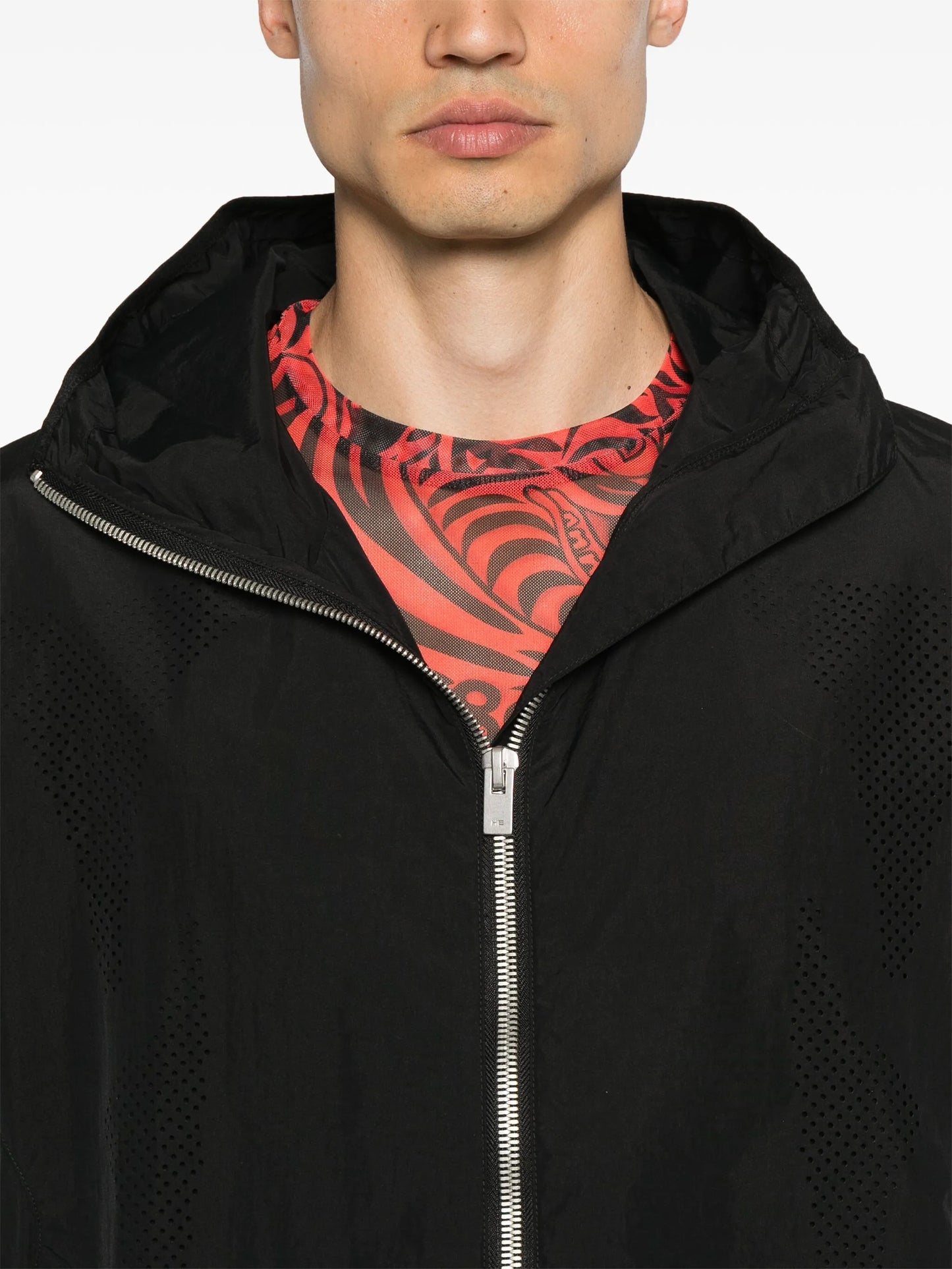 hooded lightweight windbreaker