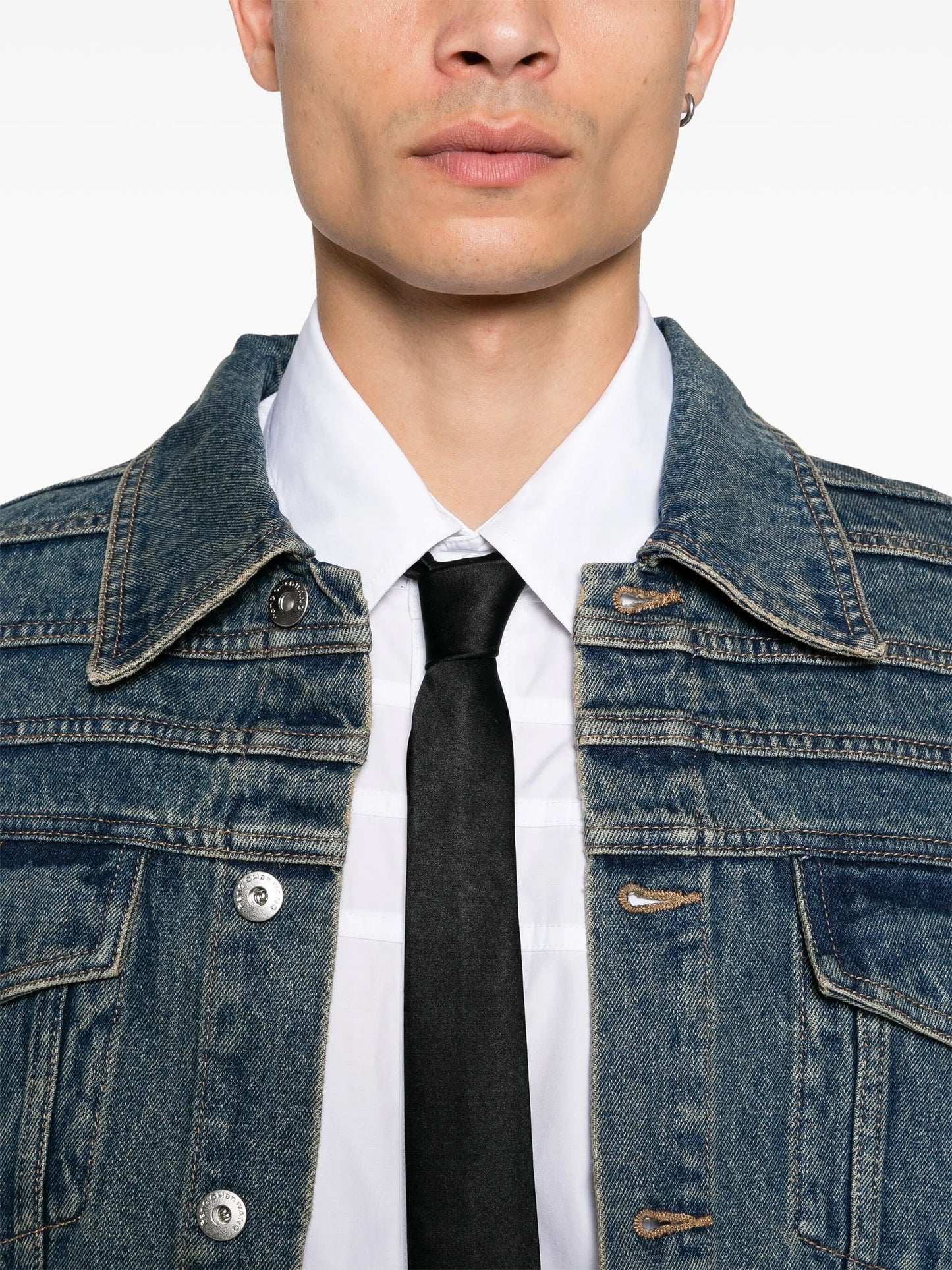 deconstructed denim jacket