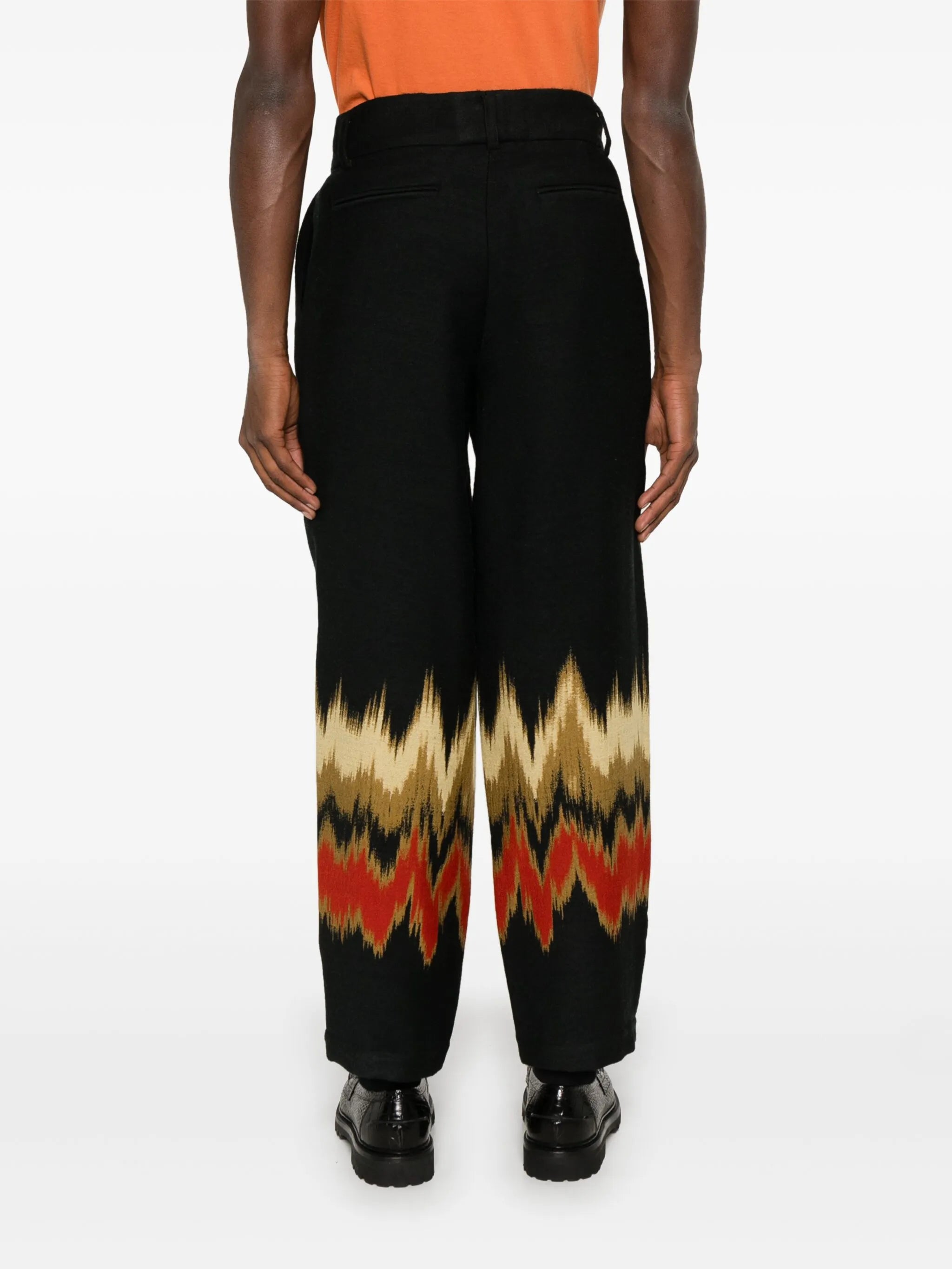 Blurred trousers