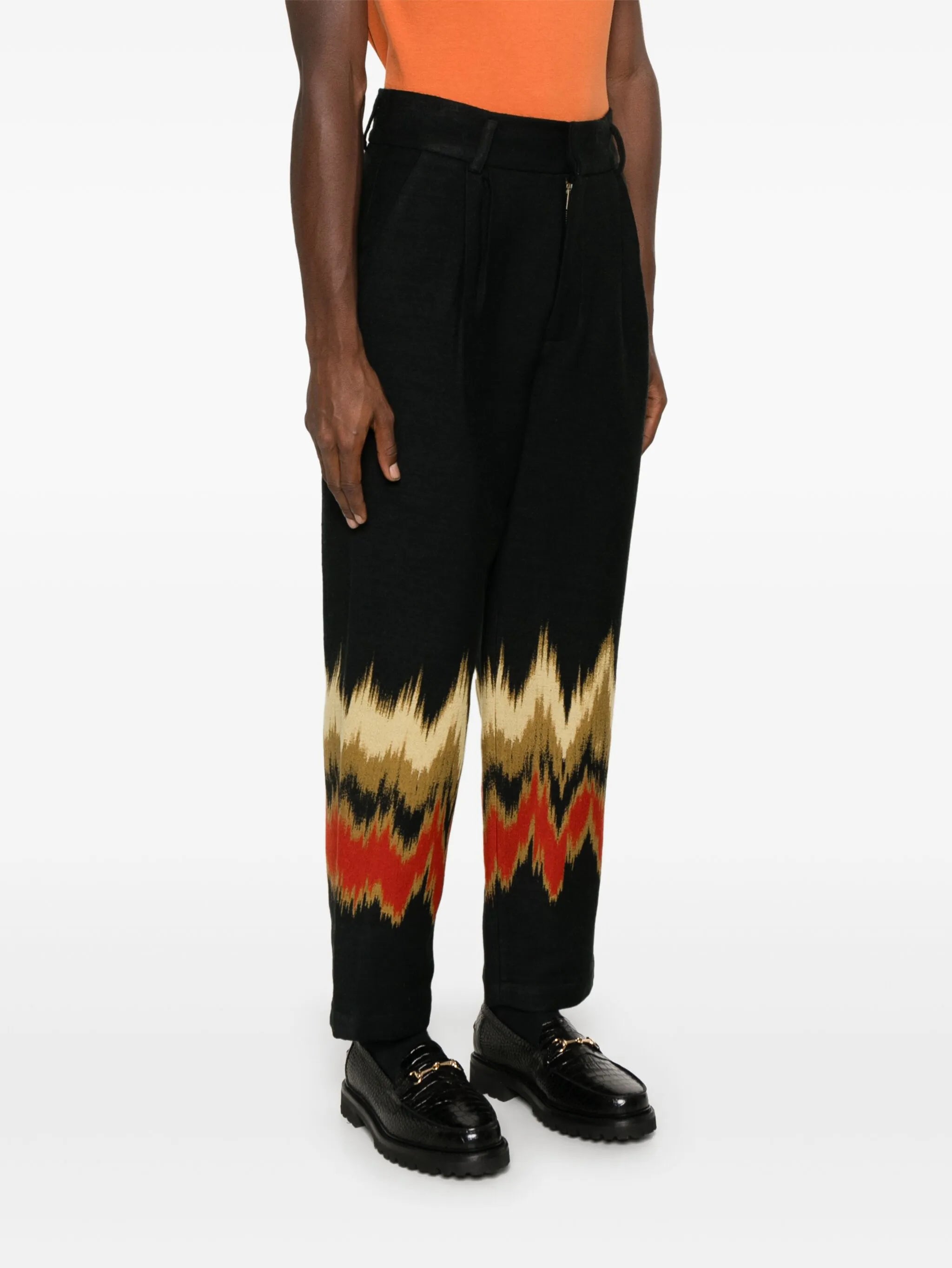 Blurred trousers
