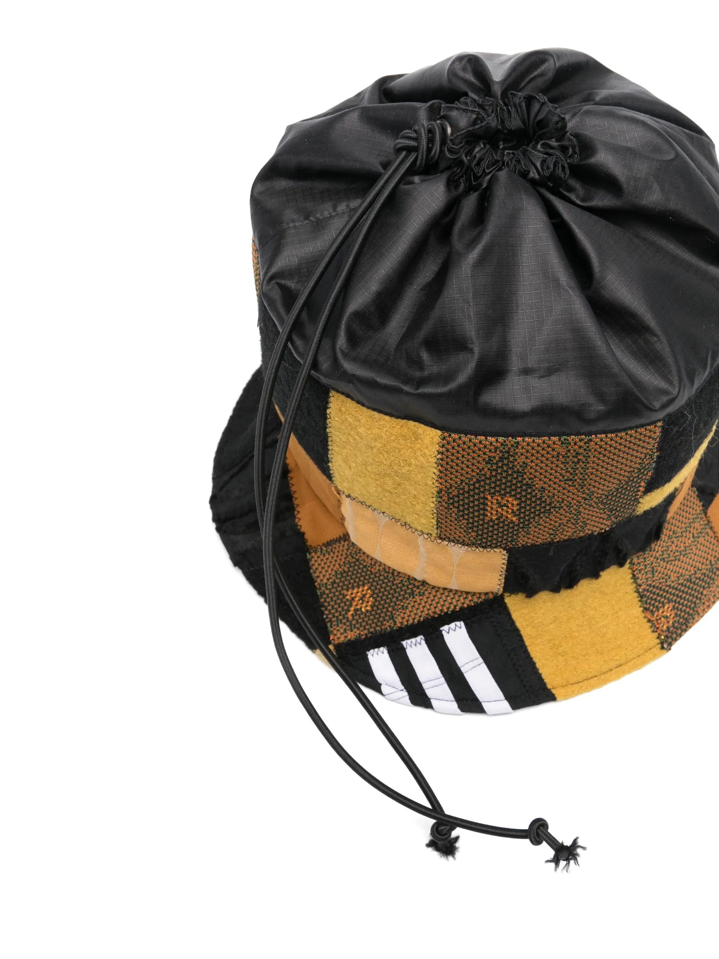 x adidas patchwork tie-top bucket hat