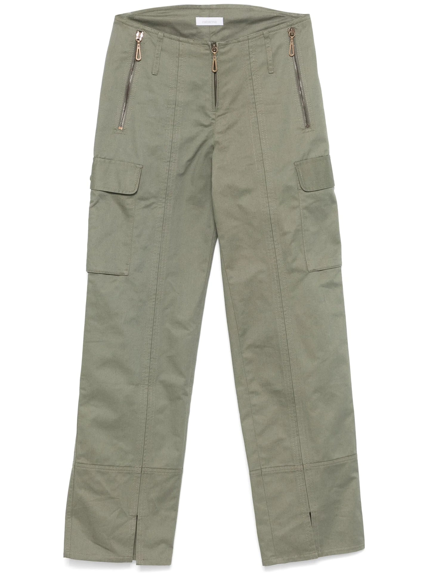 straight-leg cargo trousers