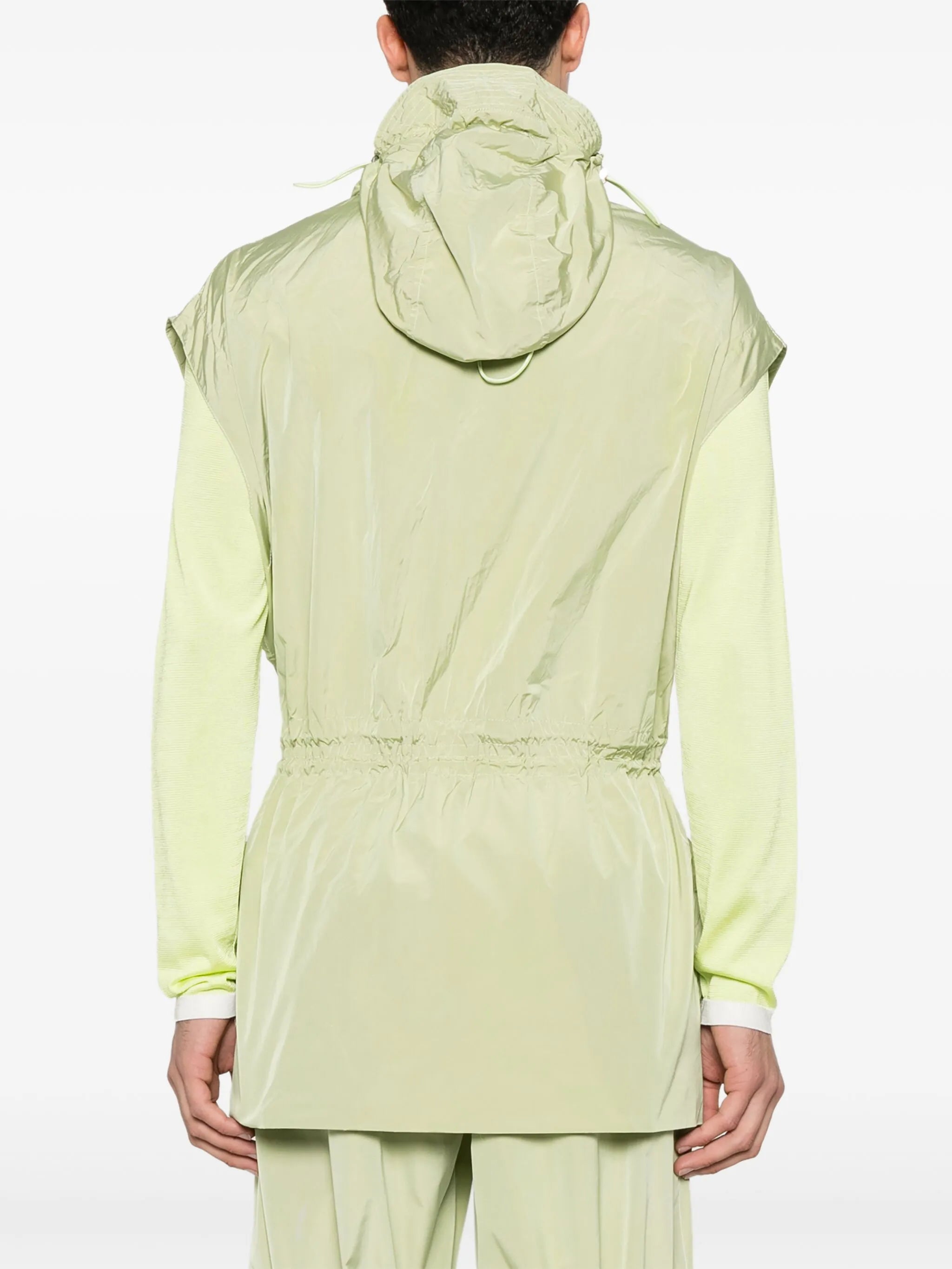 adjustable-waist gilet
