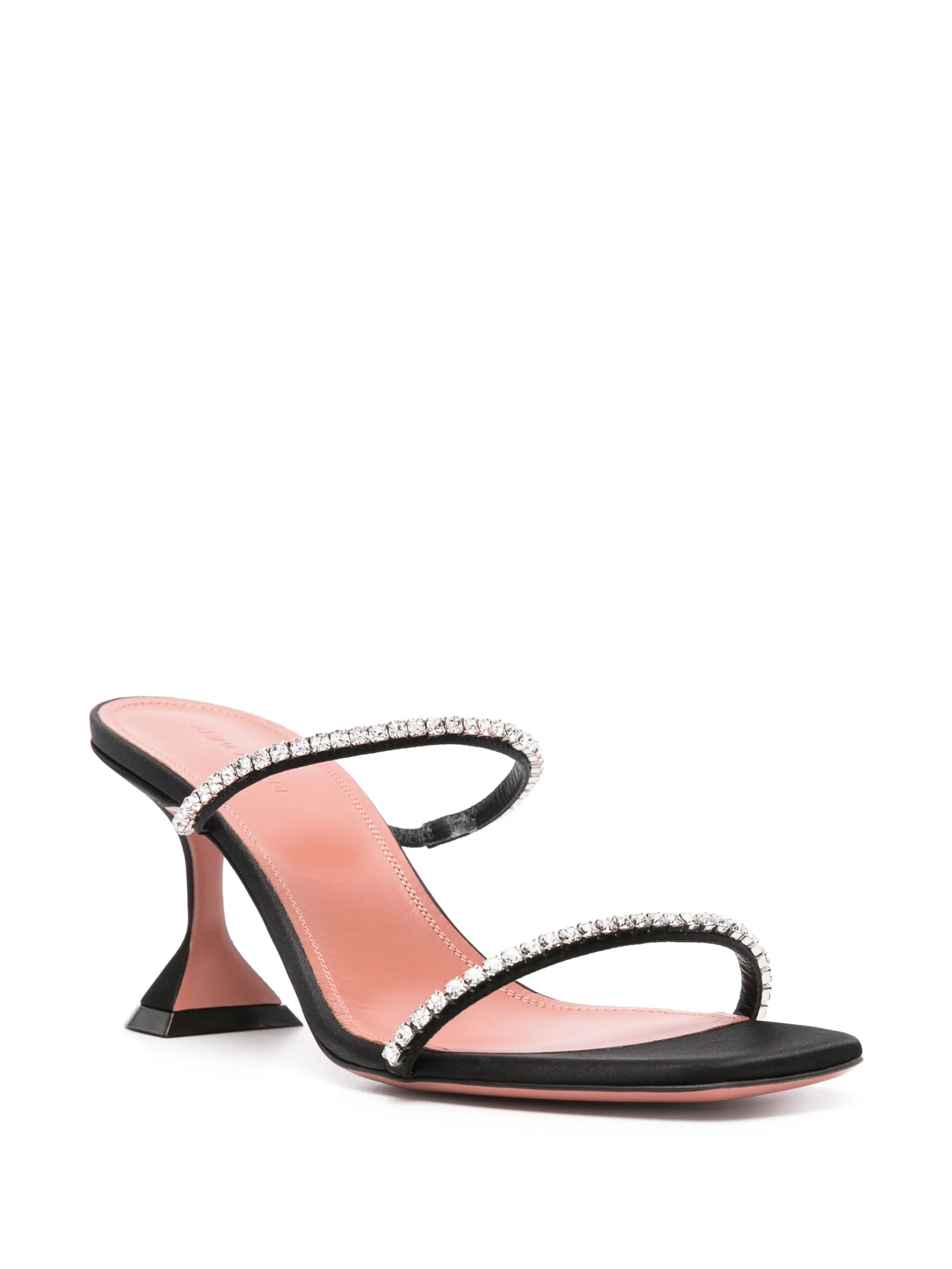 Gilda 70mm satin sandals