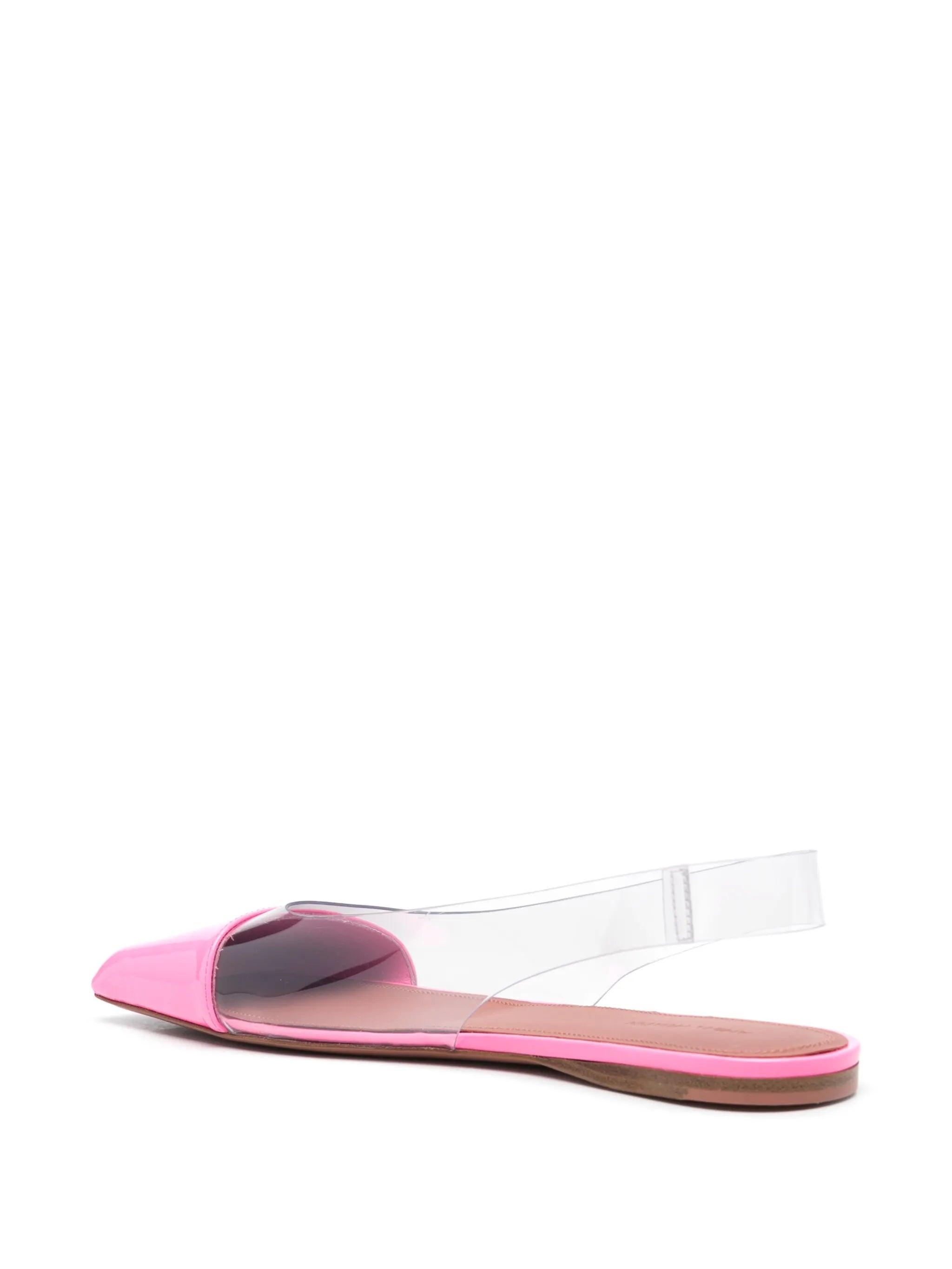Ane square-toe ballerina shoes