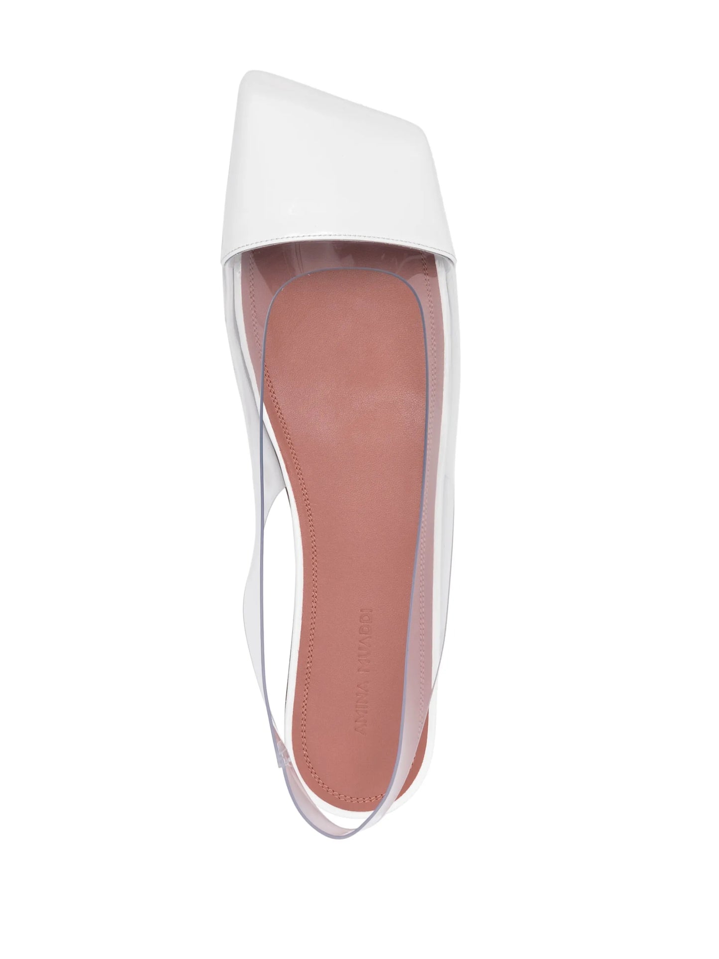 Ane square-toe ballerina shoes