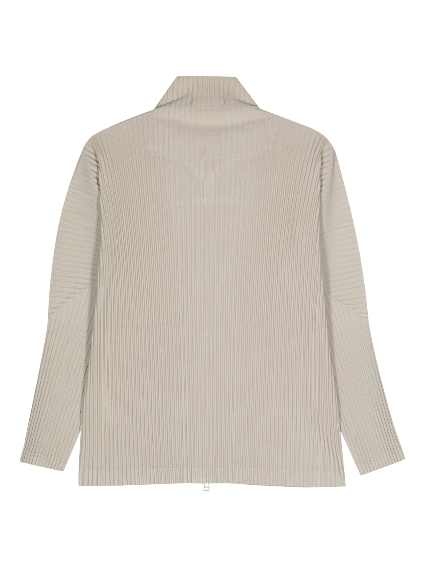 plissé zipped jacket