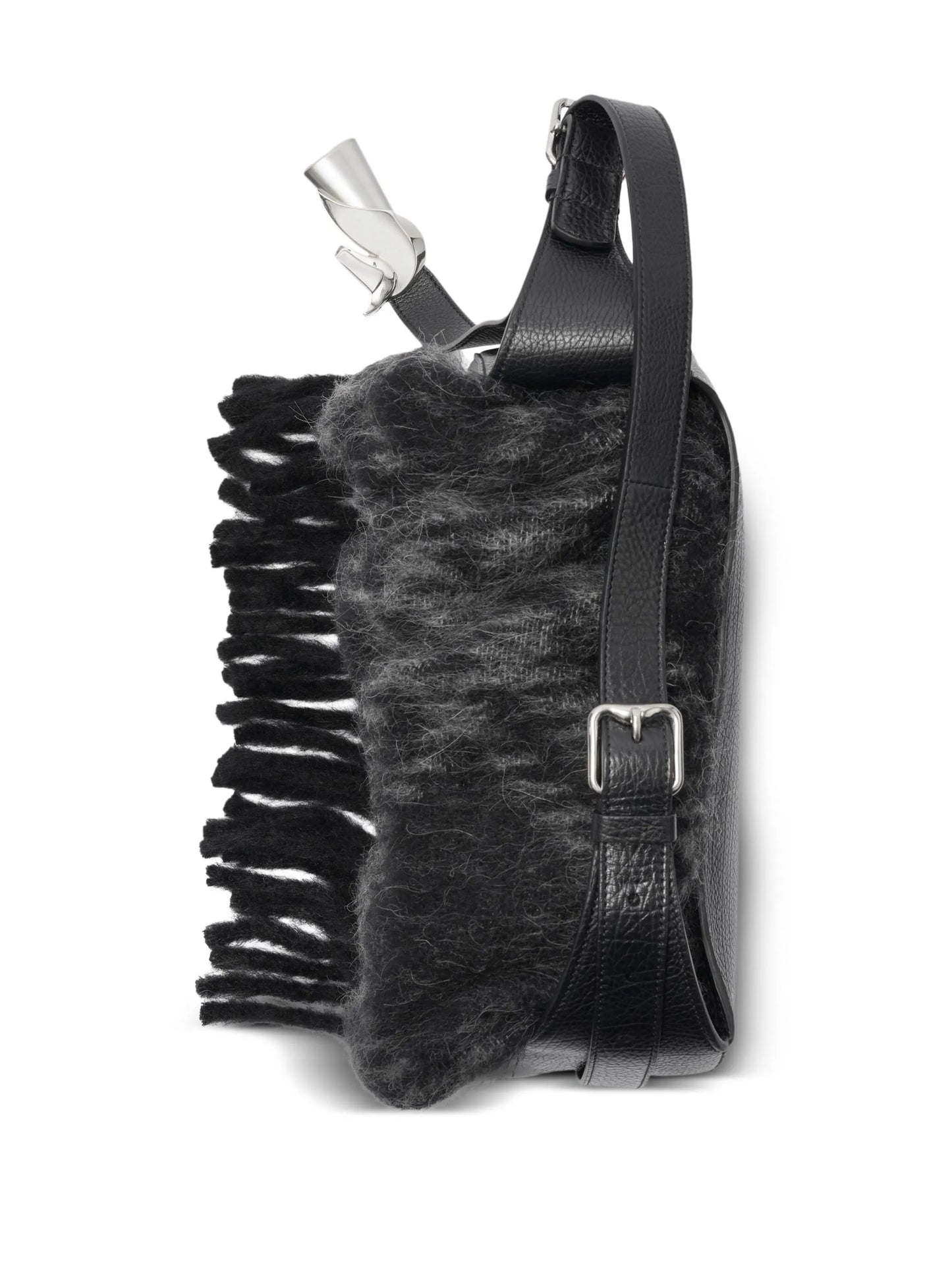 medium blanket leather shoulder bag