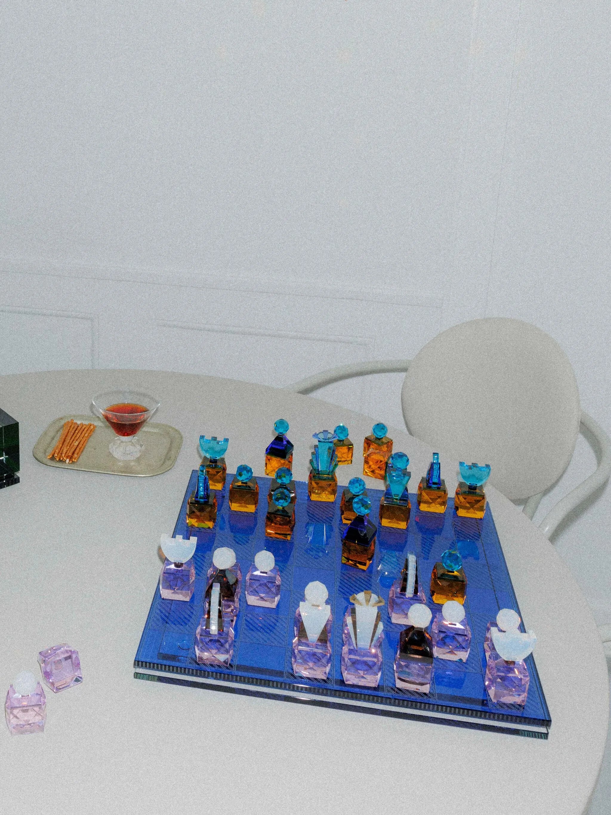 crystal chess set