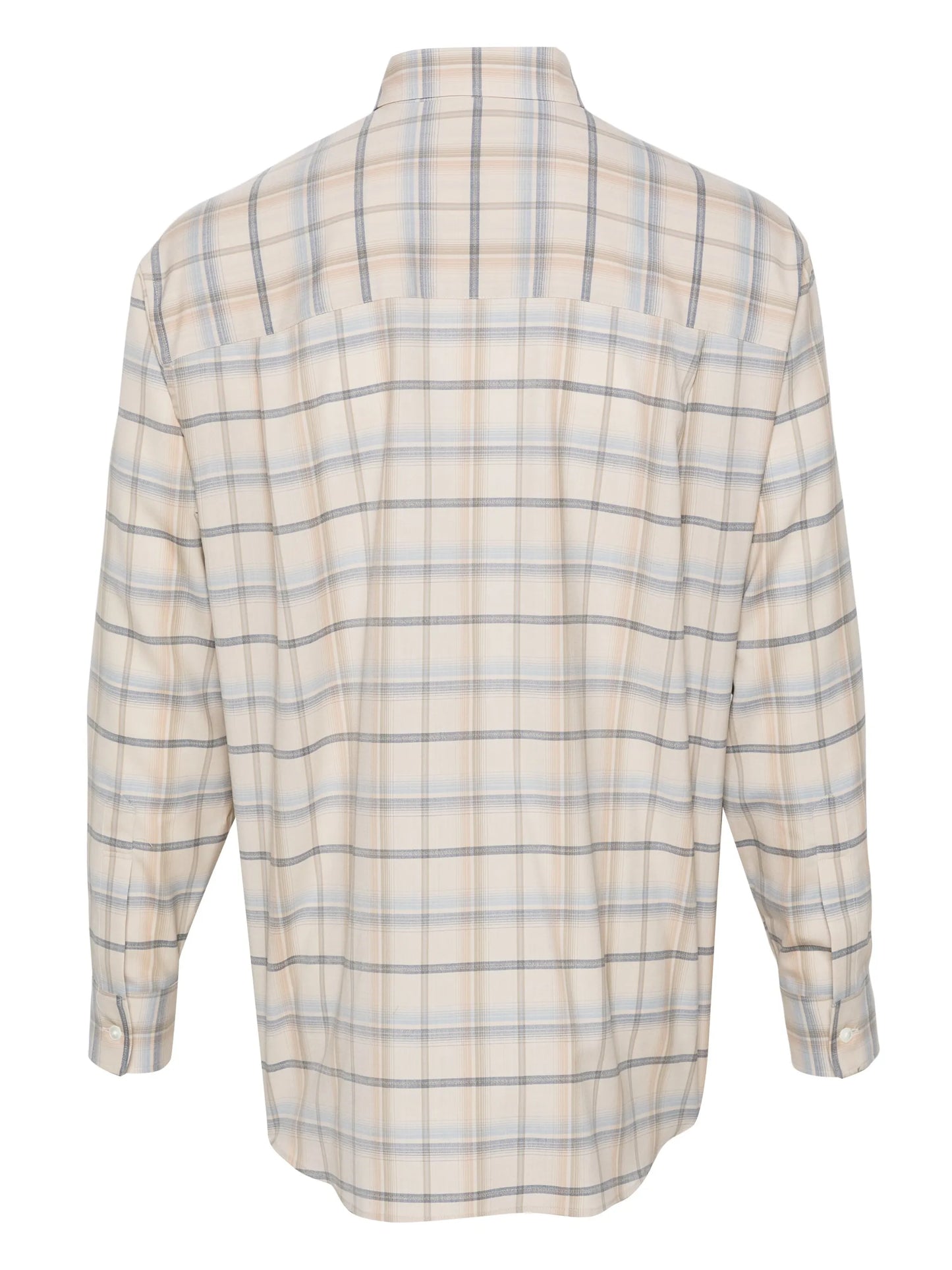 checked wool shirt