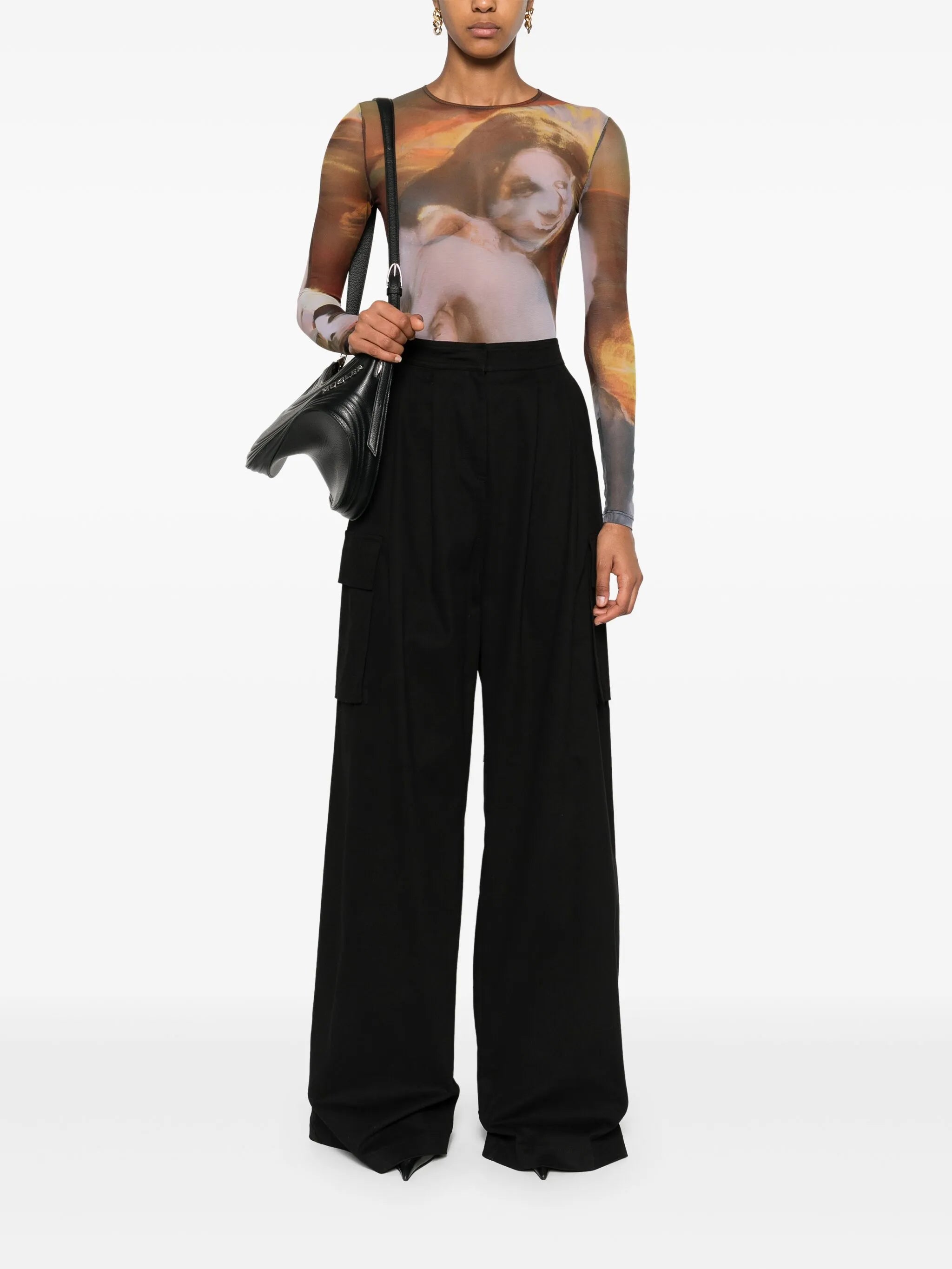 Sunset Sees sheer bodysuit