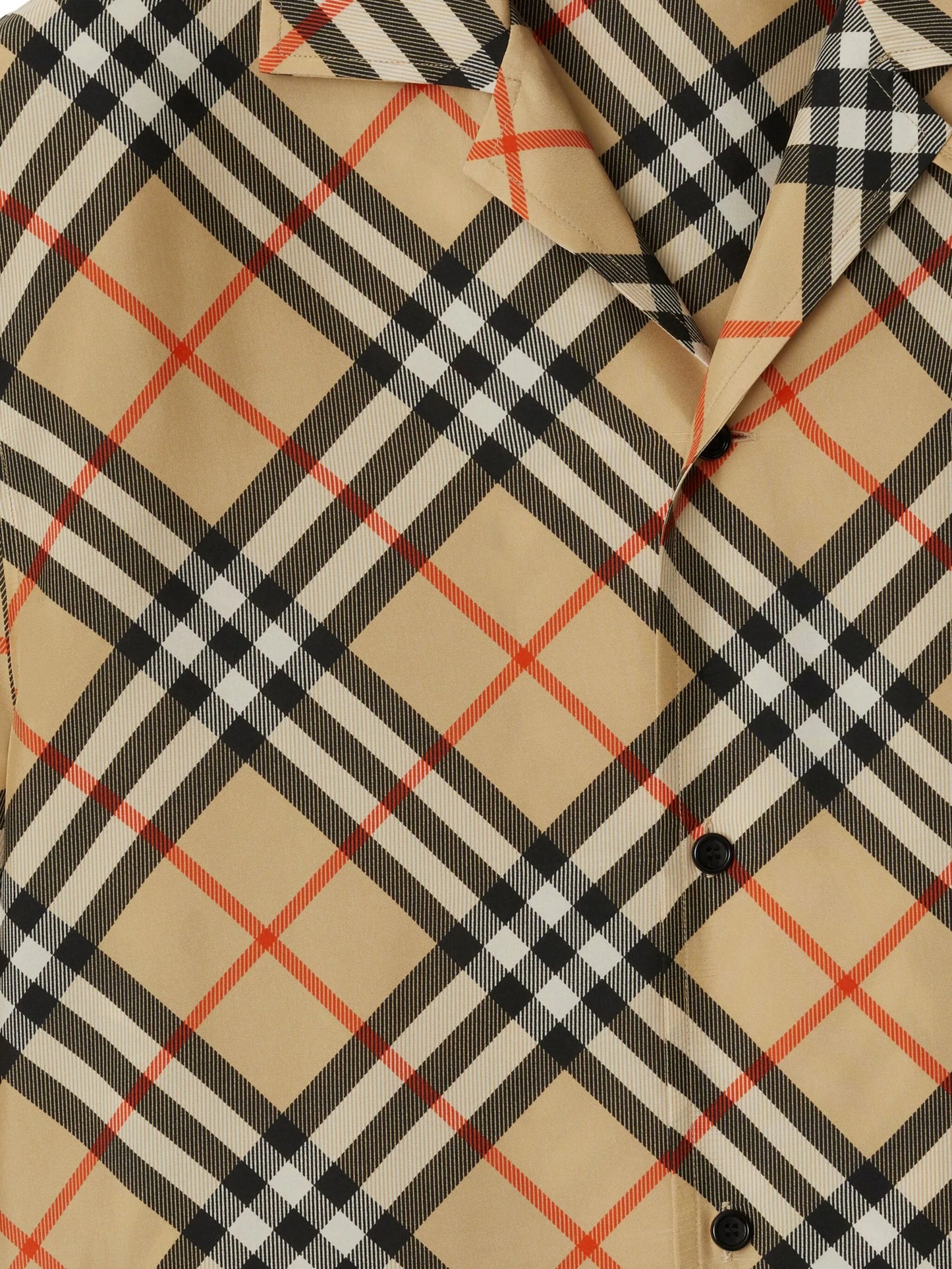 Nova check silk shirt