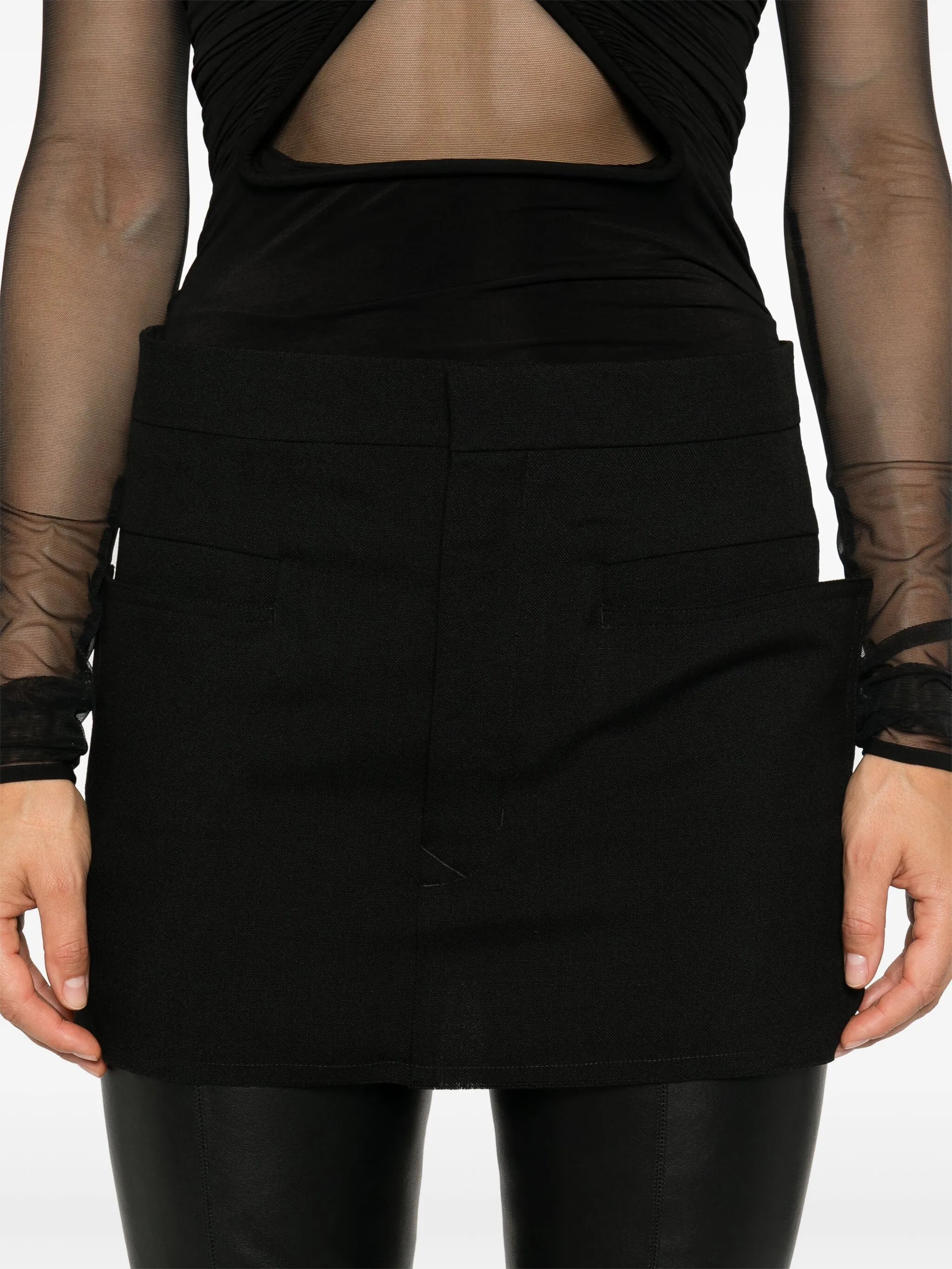 Cut-Off mini skirt