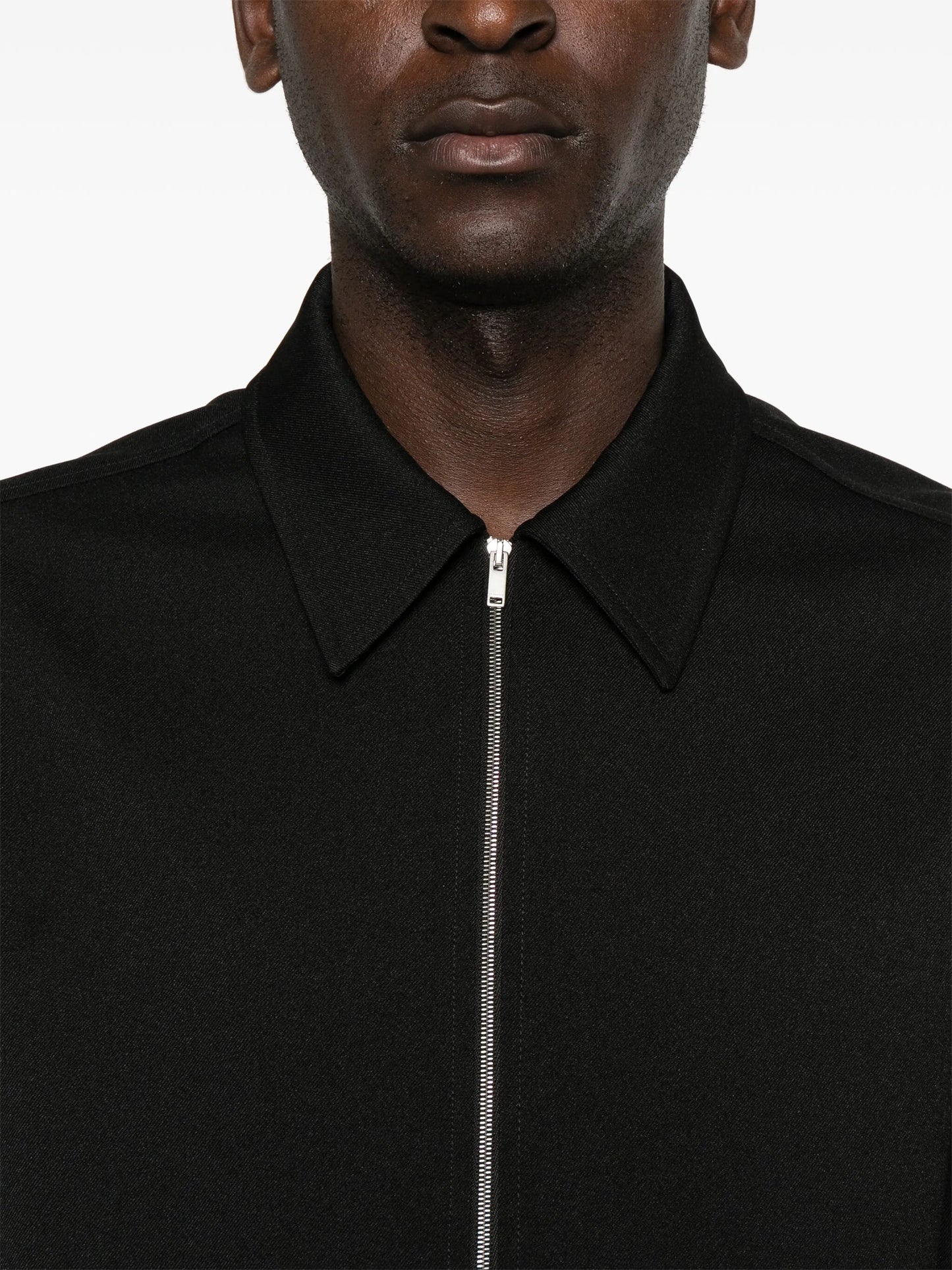 zip-up shirt