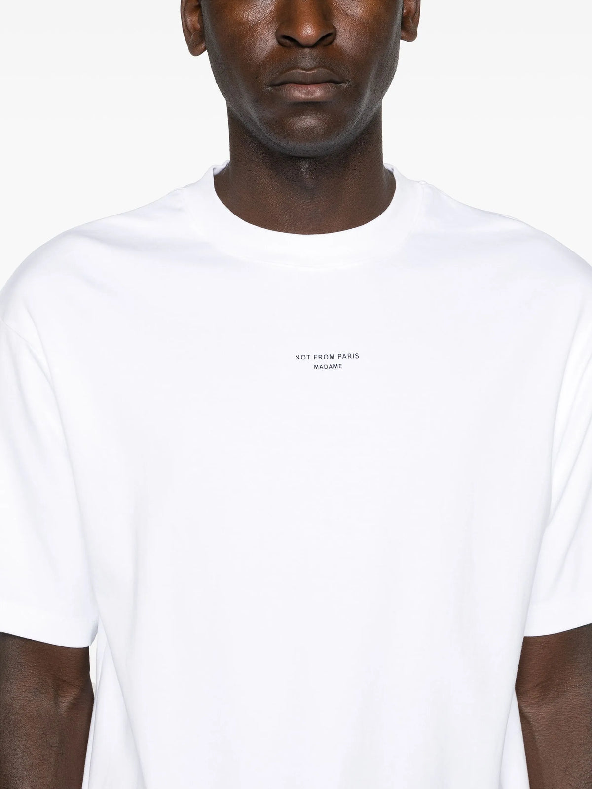 slogan-print cotton T-shirt