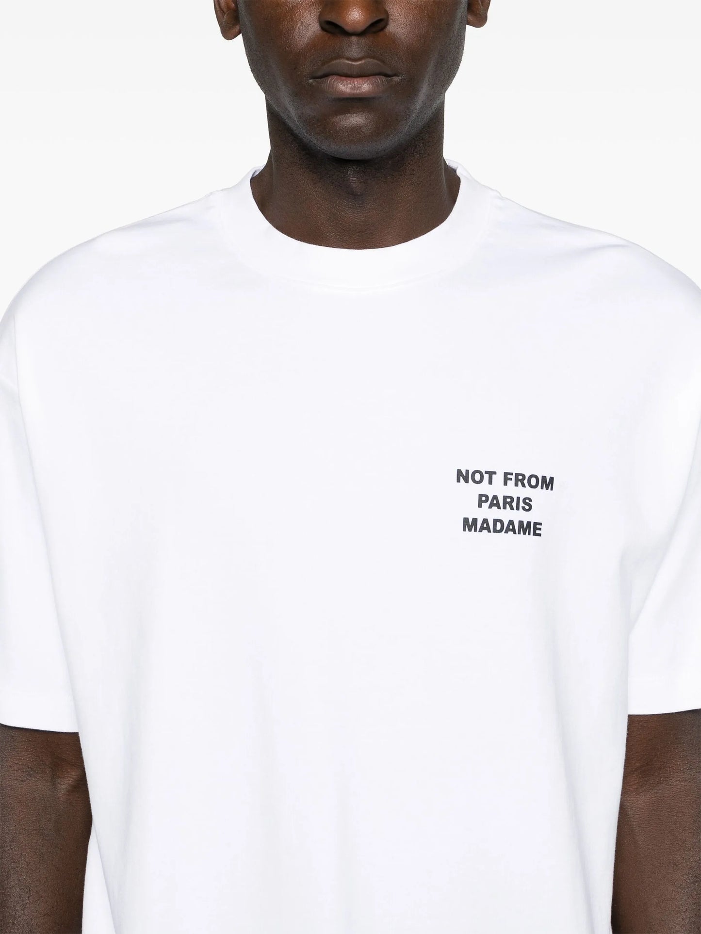 slogan-print cotton T-shirt
