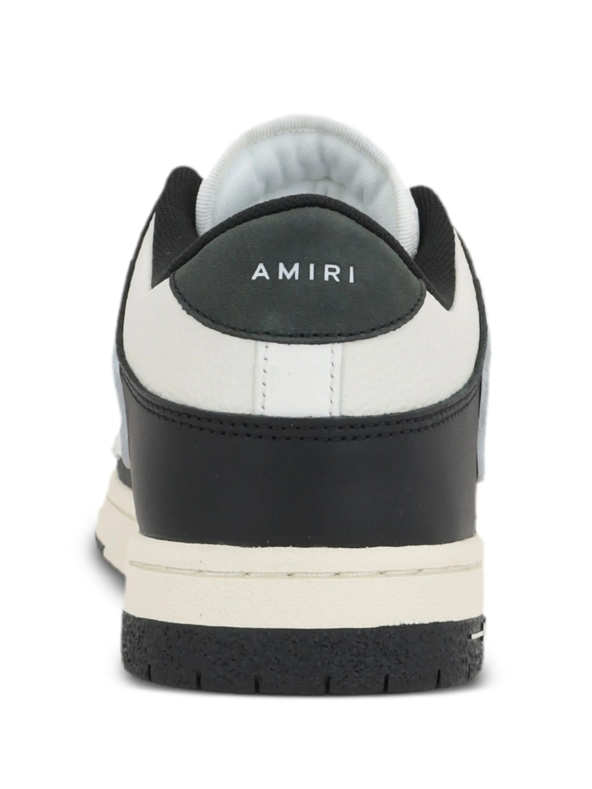 Skel panelled leather sneakers