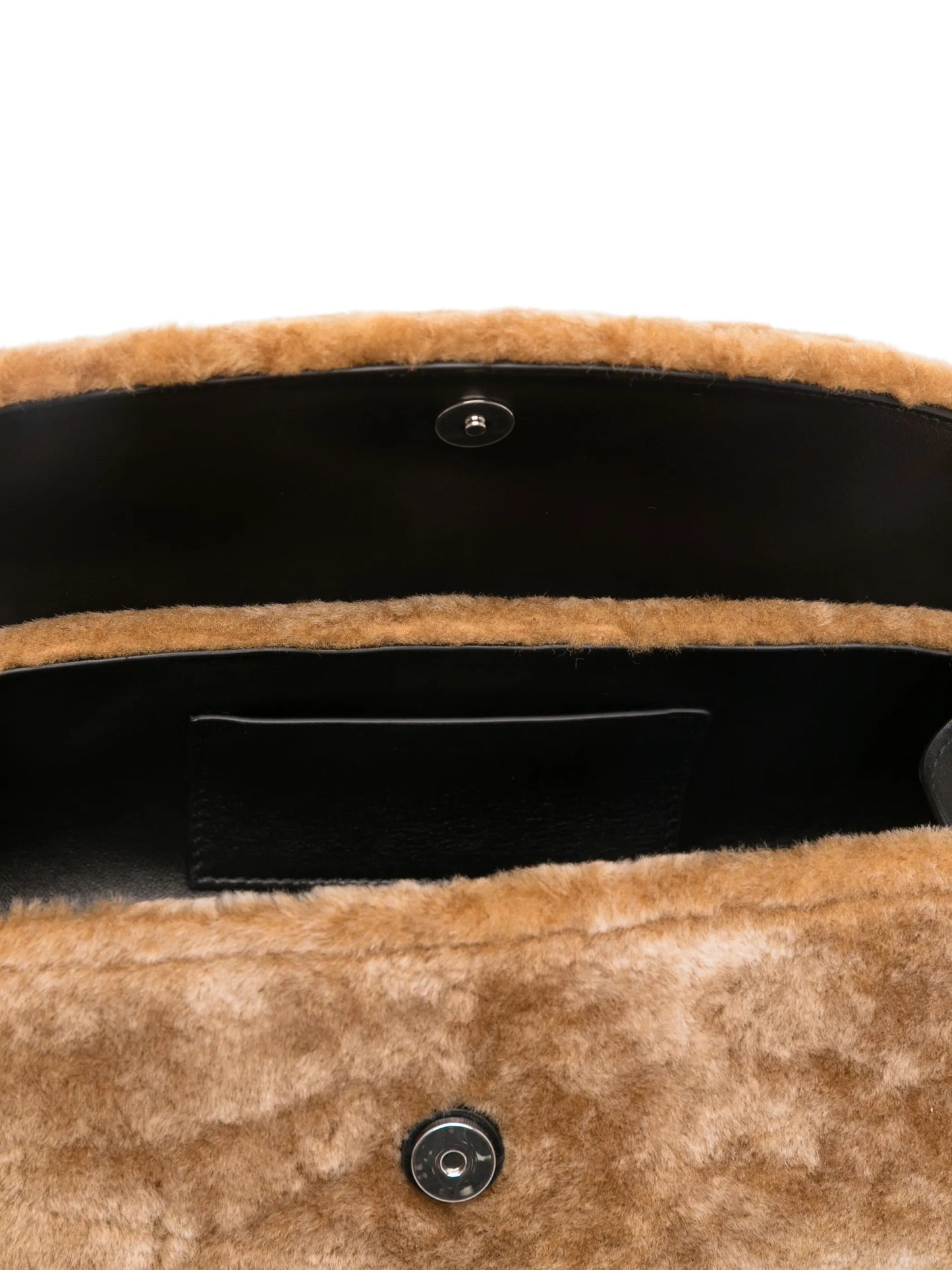 small Cannolo shearling shoulder bag