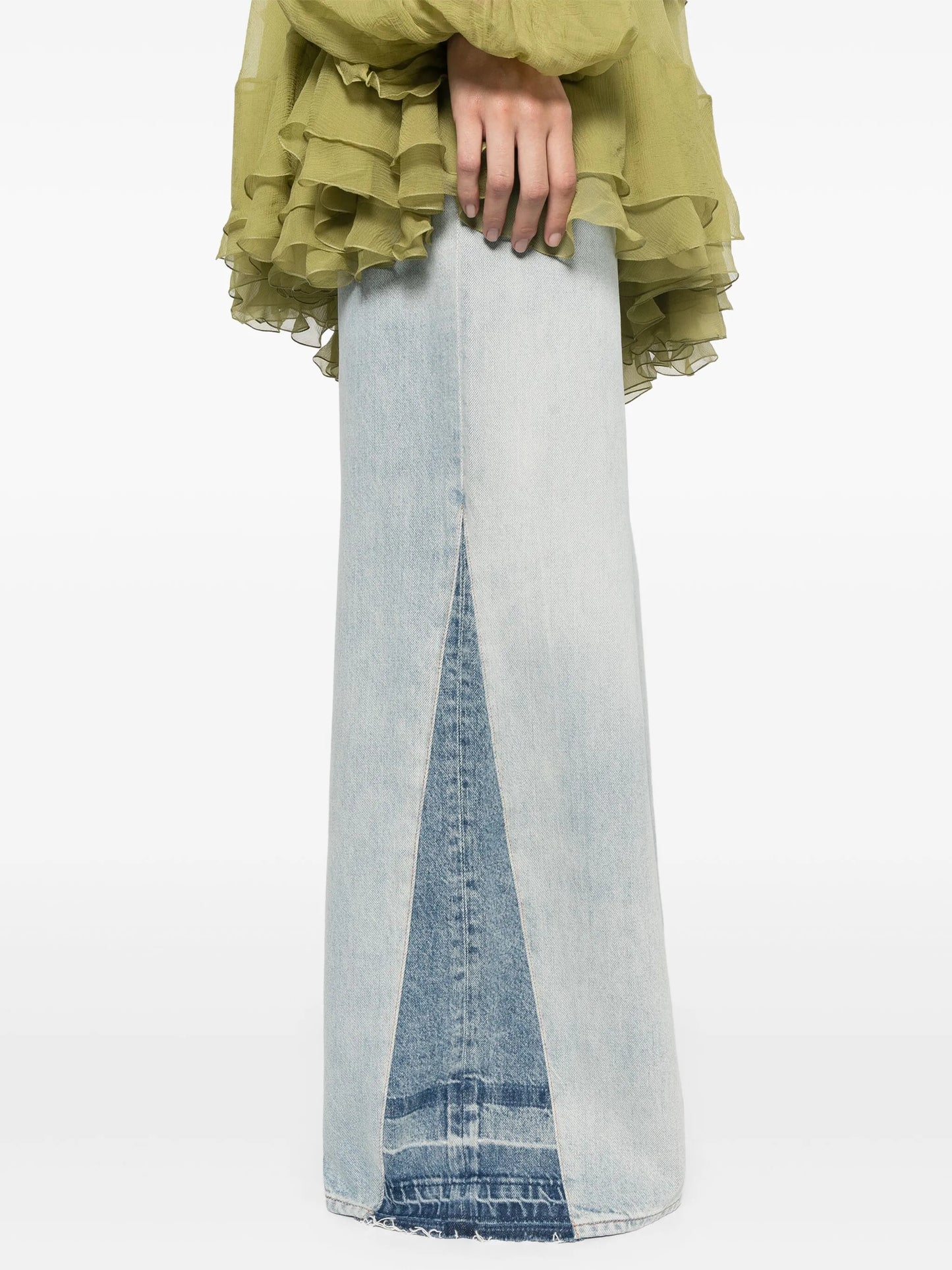 high-rise wide-leg jeans