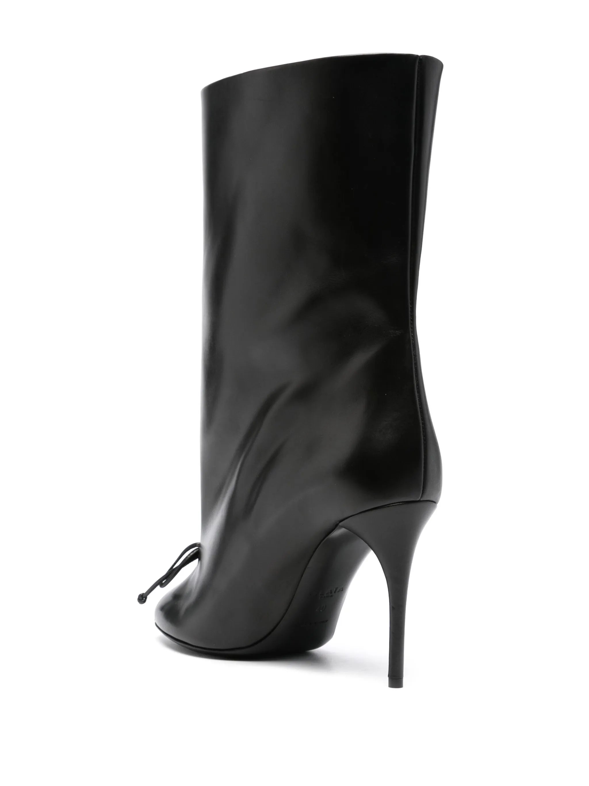 100mm bow-detailed boots