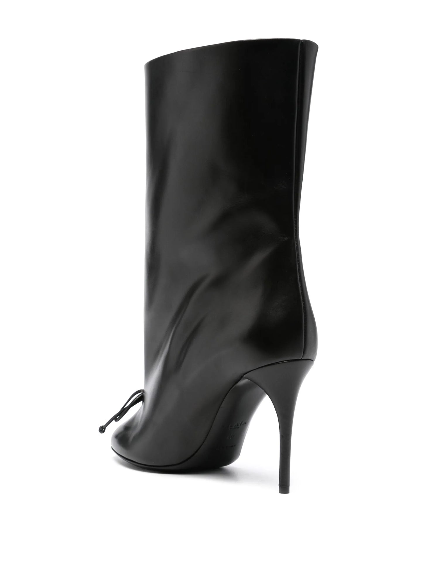100mm bow-detailed boots