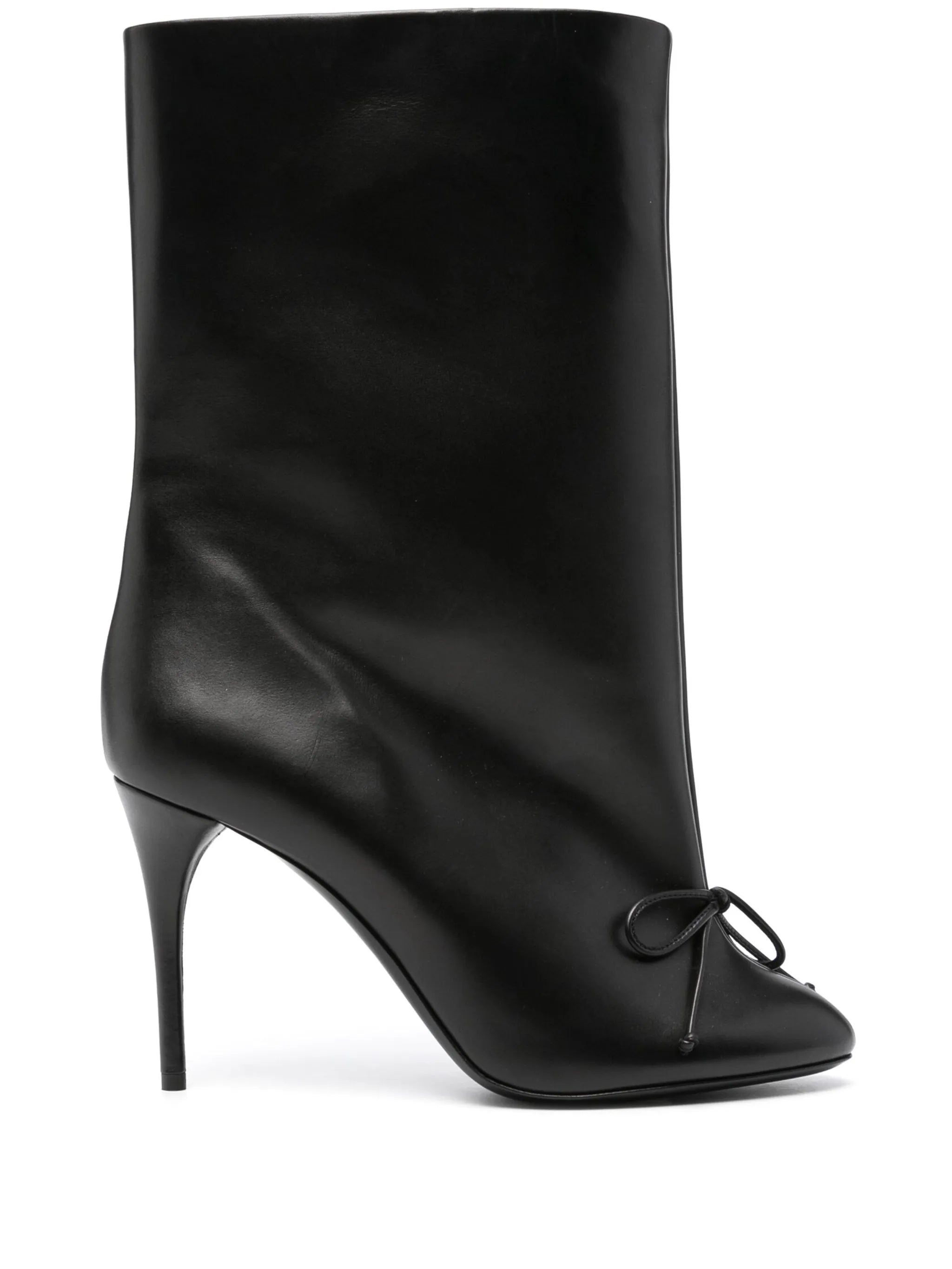 100mm bow-detailed boots