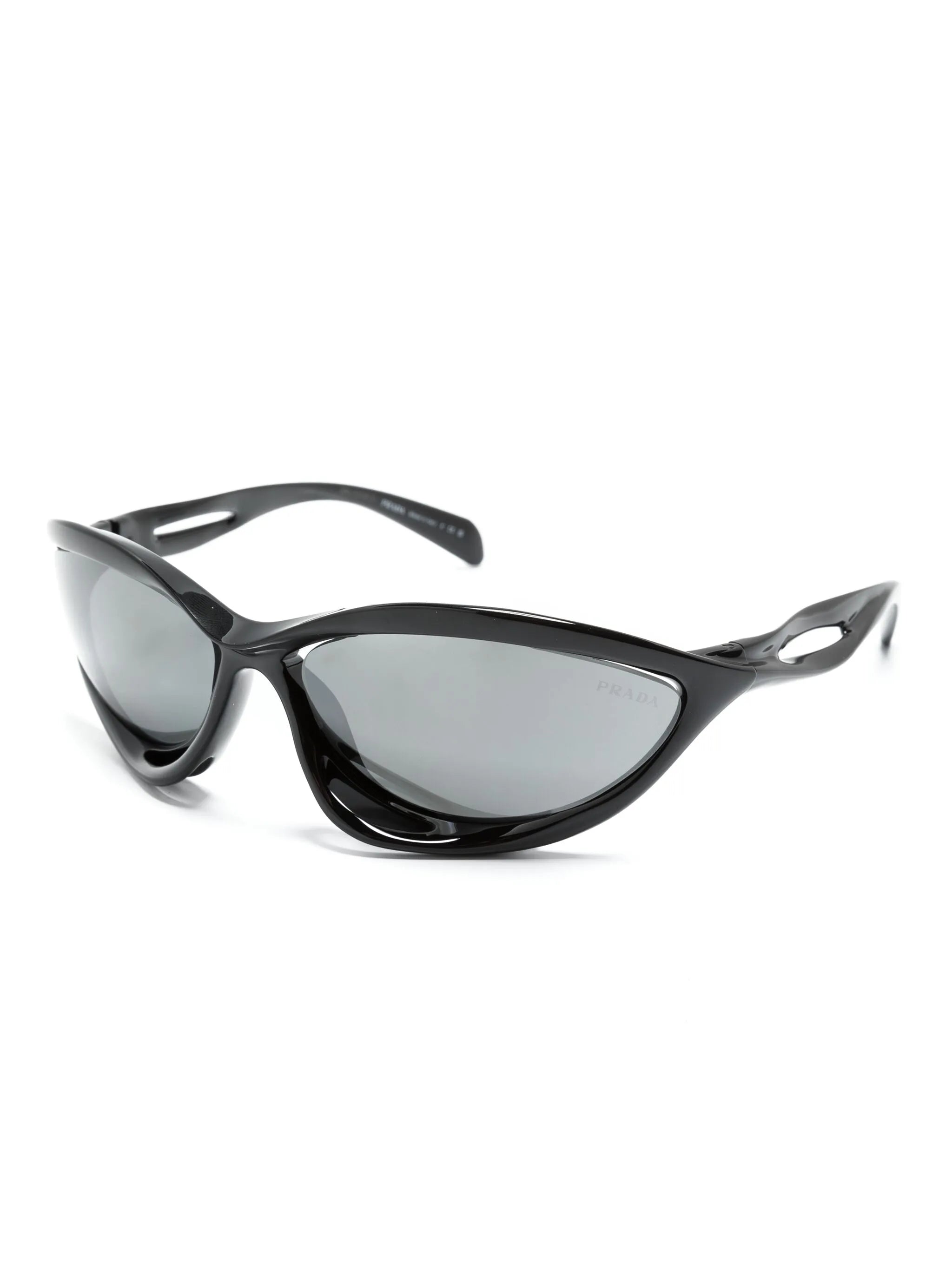 Runway geometric-frame sunglasses