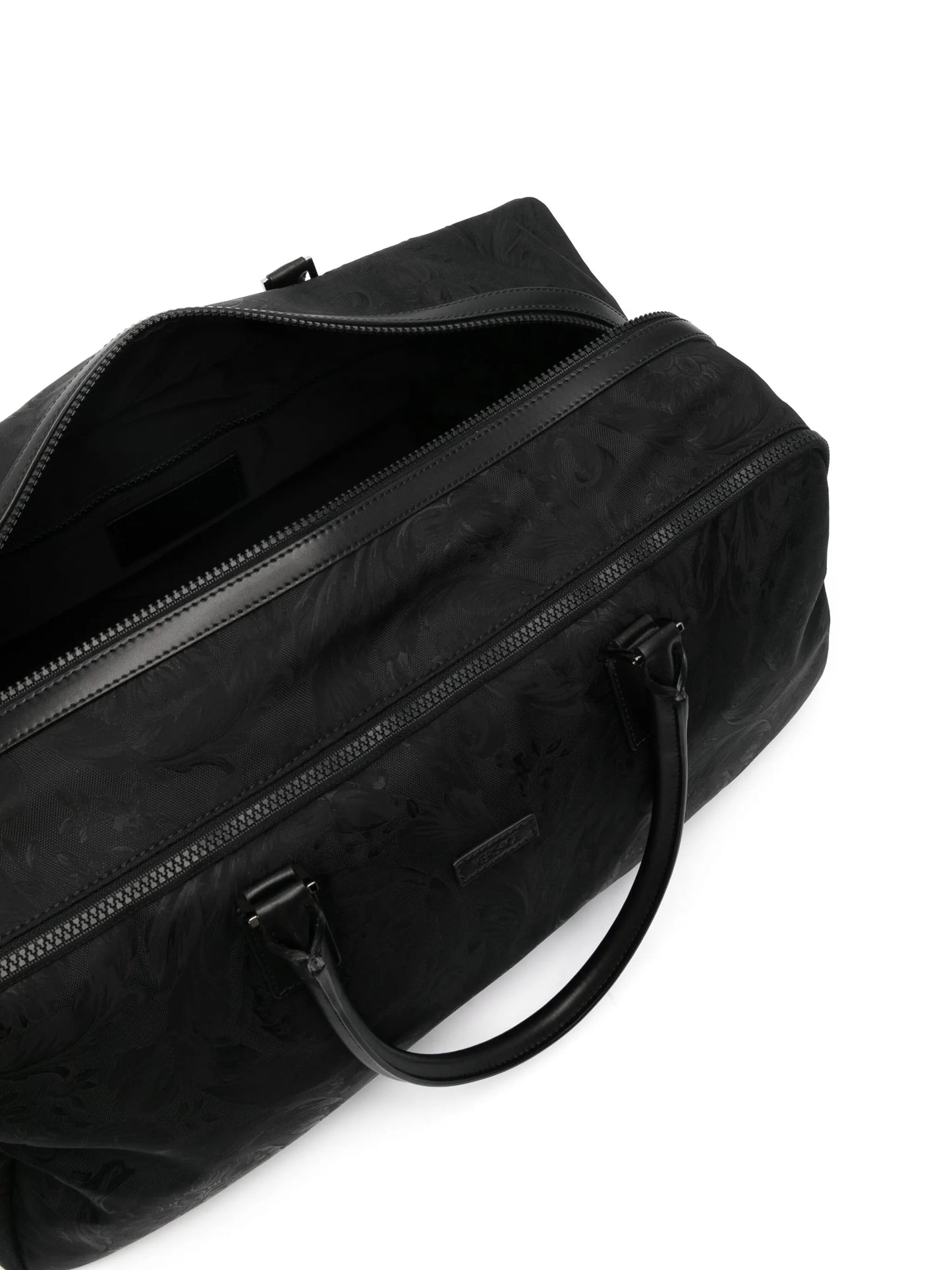 jacquard duffle bag