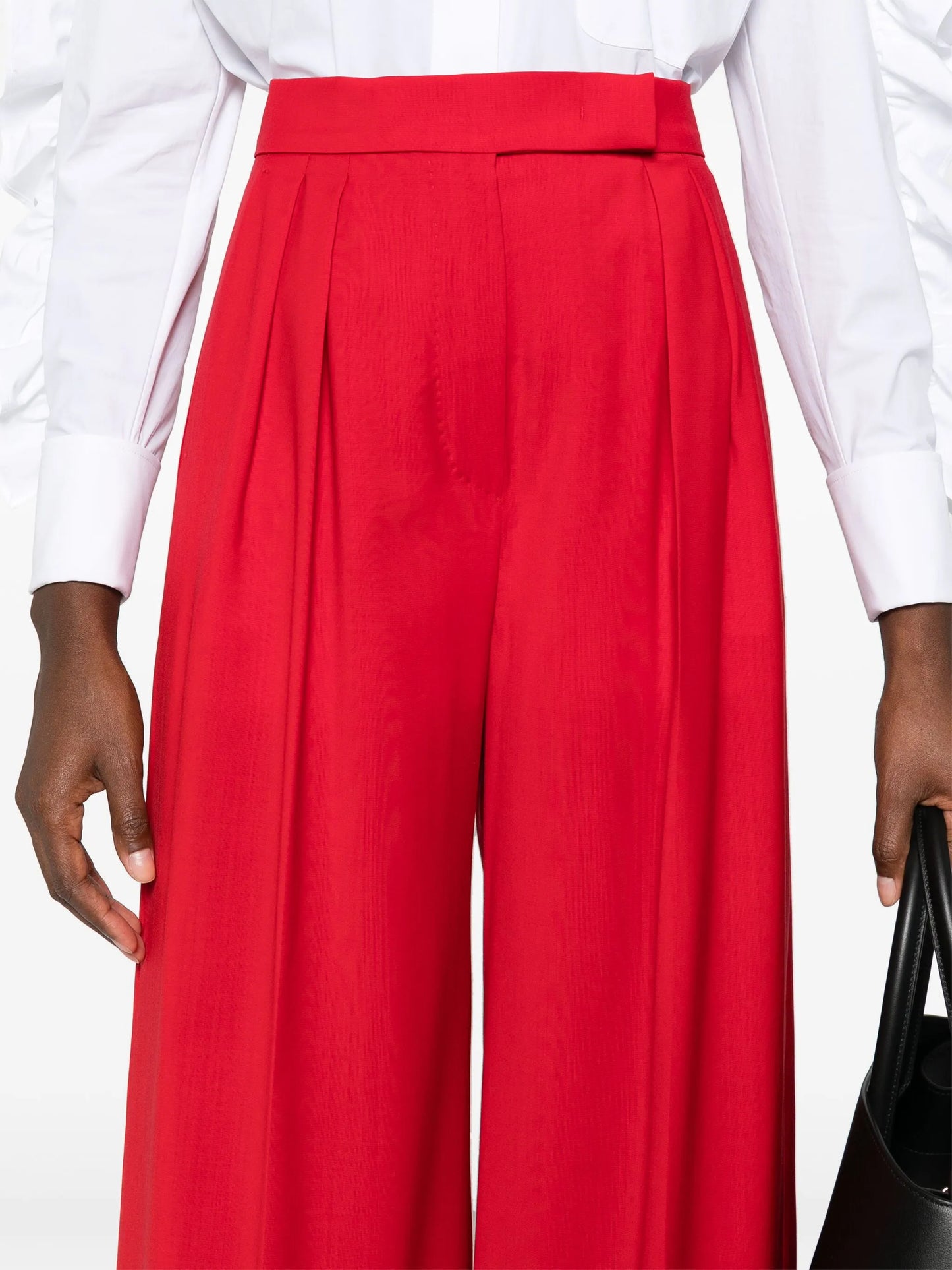 Rimini pleat-detail palazzo pants