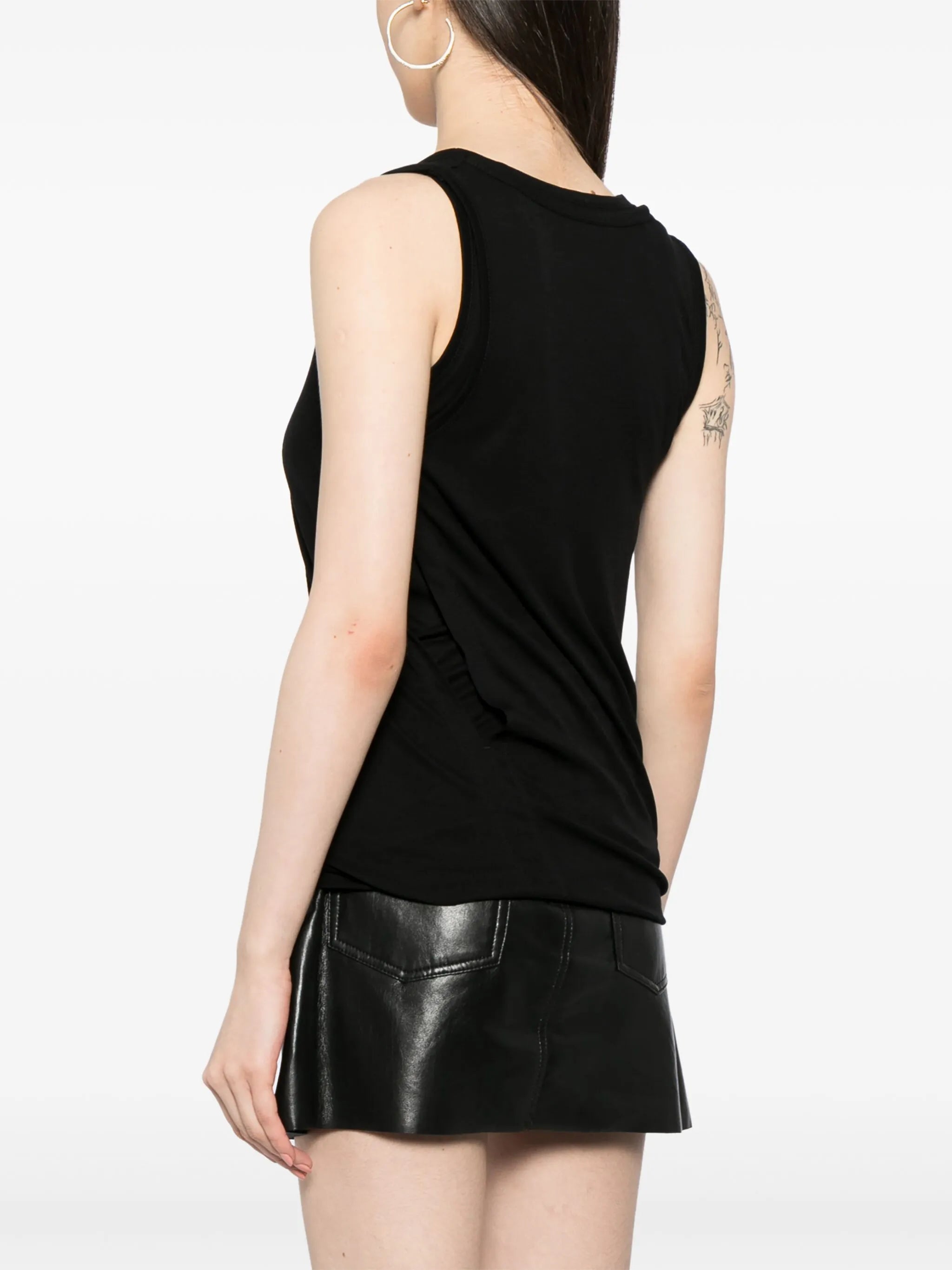 scoop-neck tank top