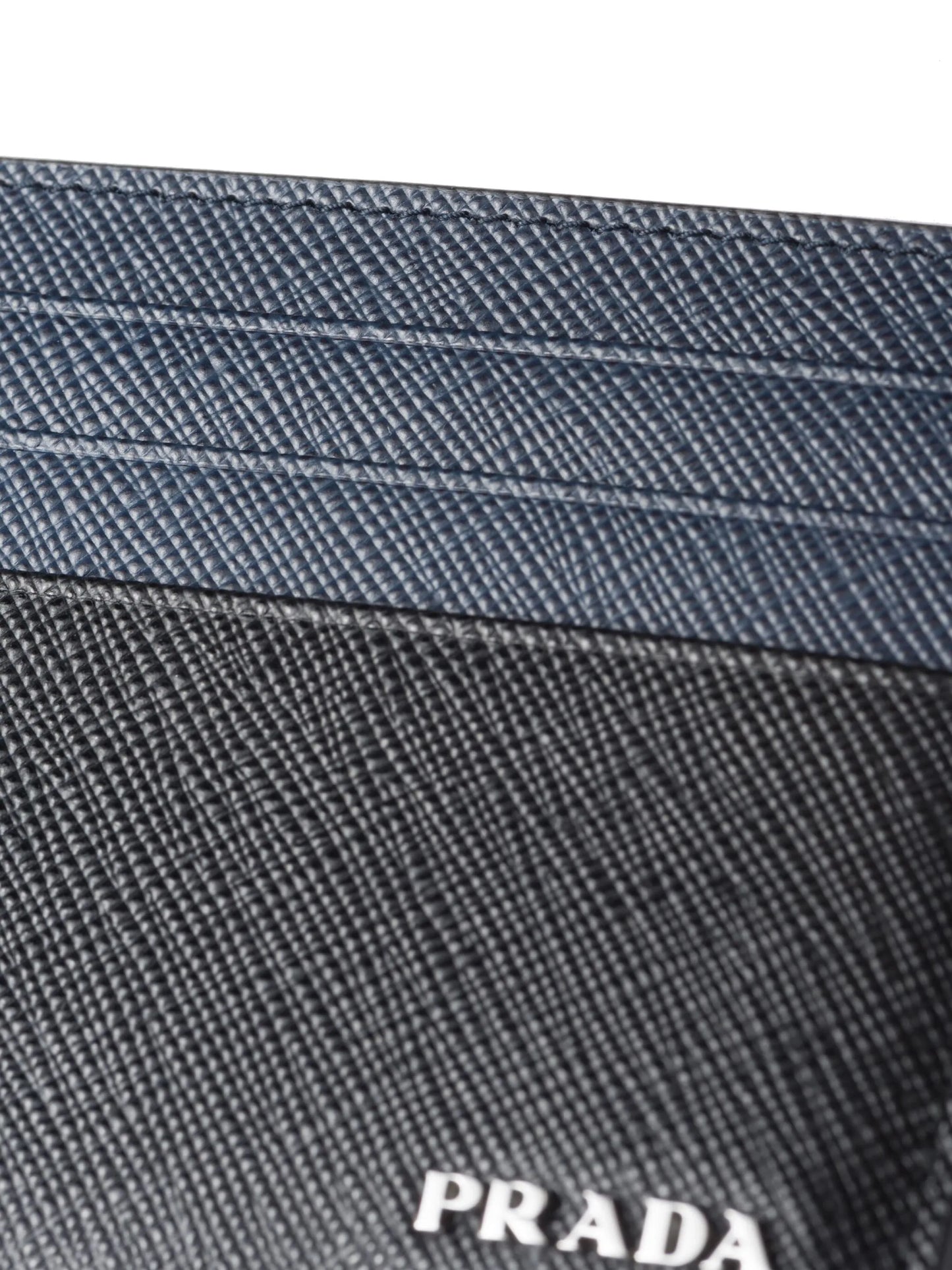 Saffiano leather card holder