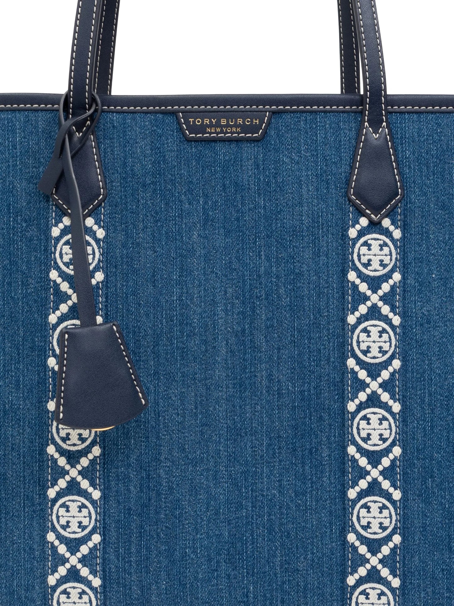 Perry denim tote bag