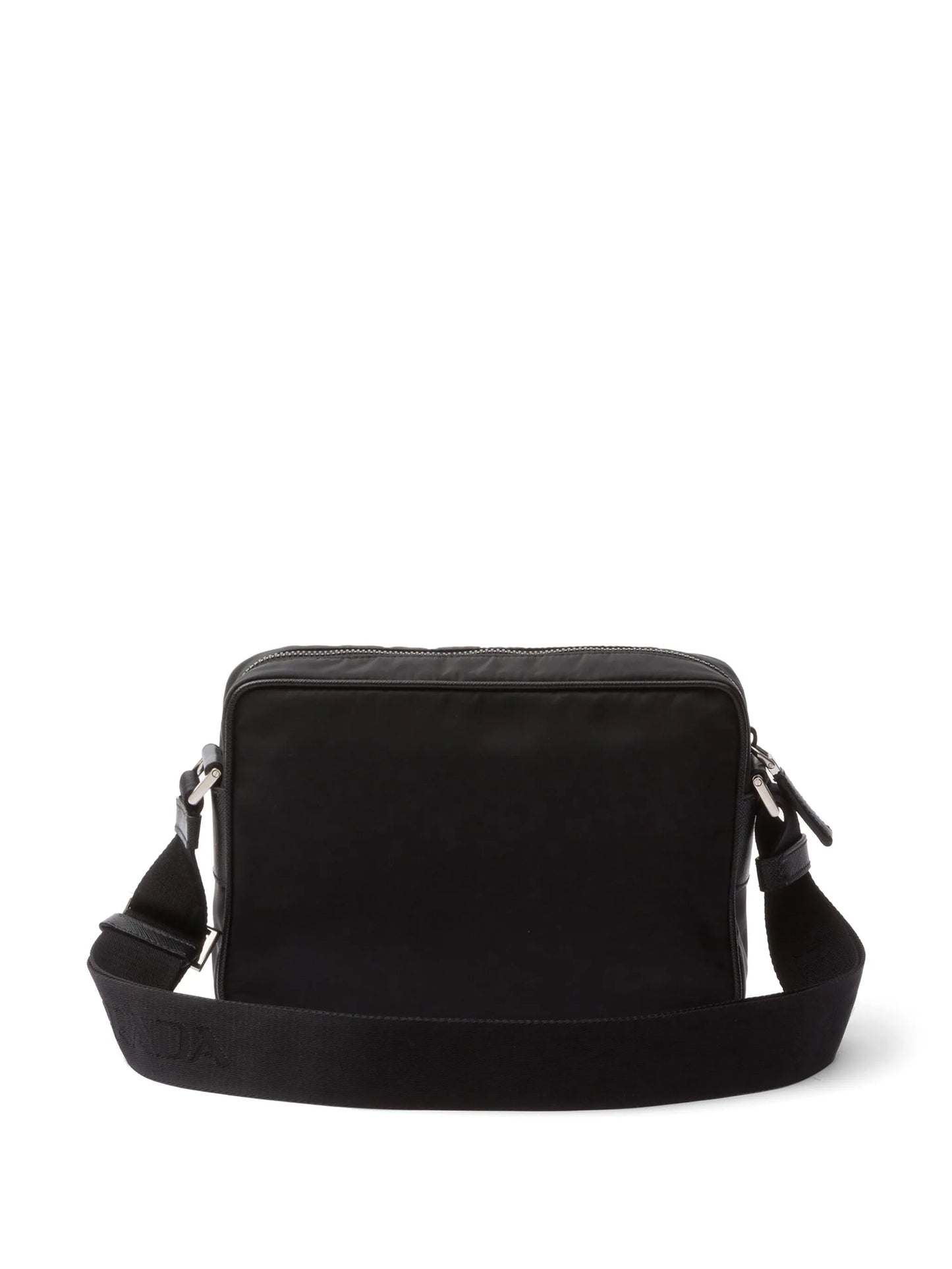 logo-plaque messenger bag