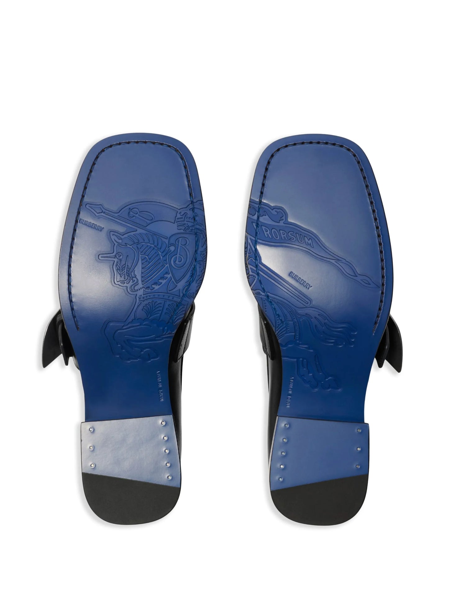 London Shield leather loafers