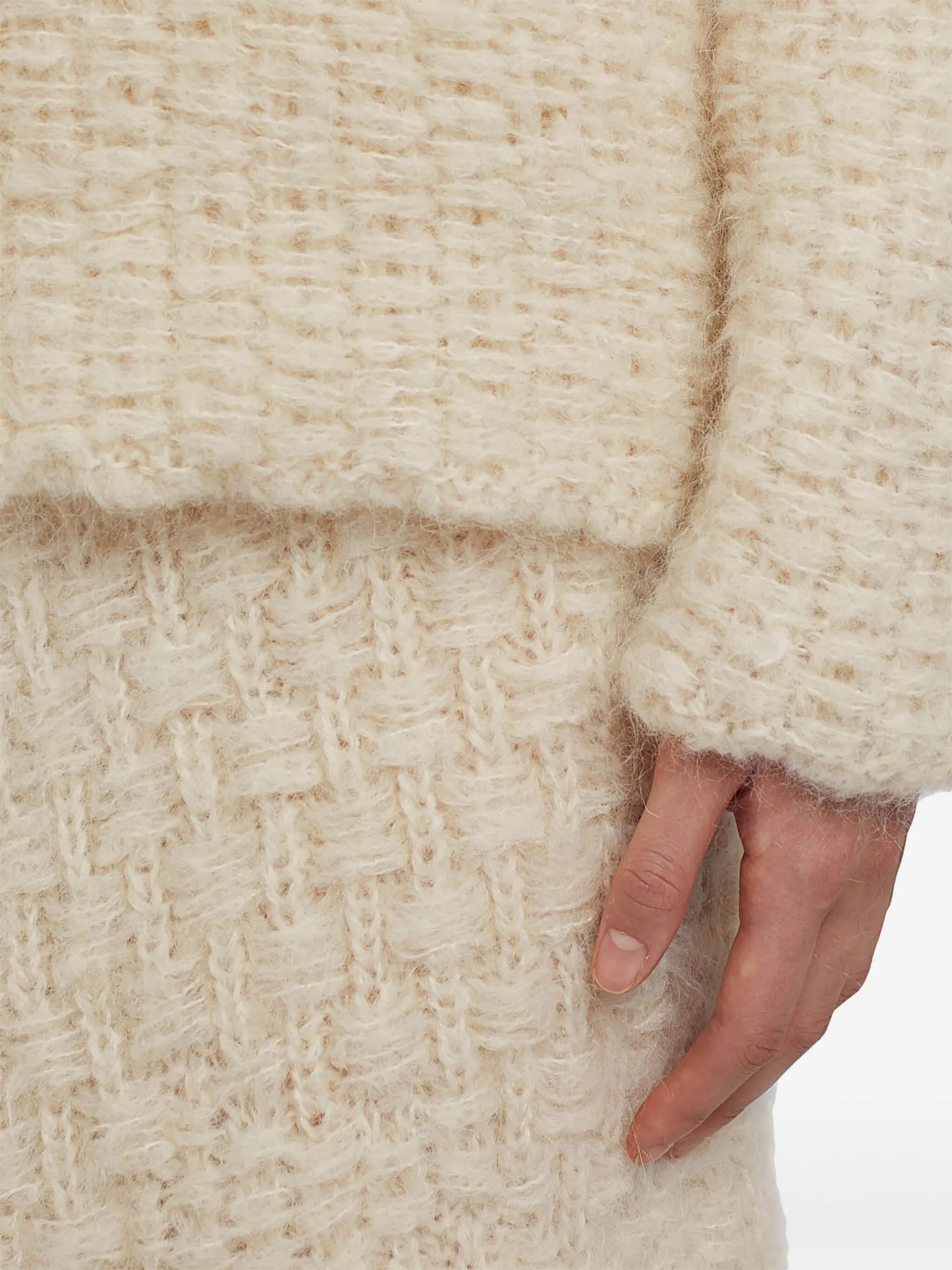 mock-neck jumper
