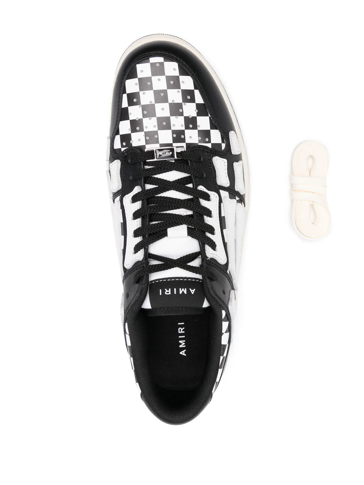 Skel Top Low check-pattern sneakers