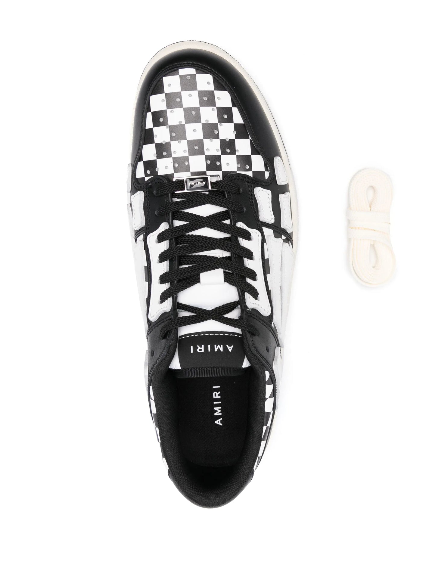 Skel Top Low check-pattern sneakers