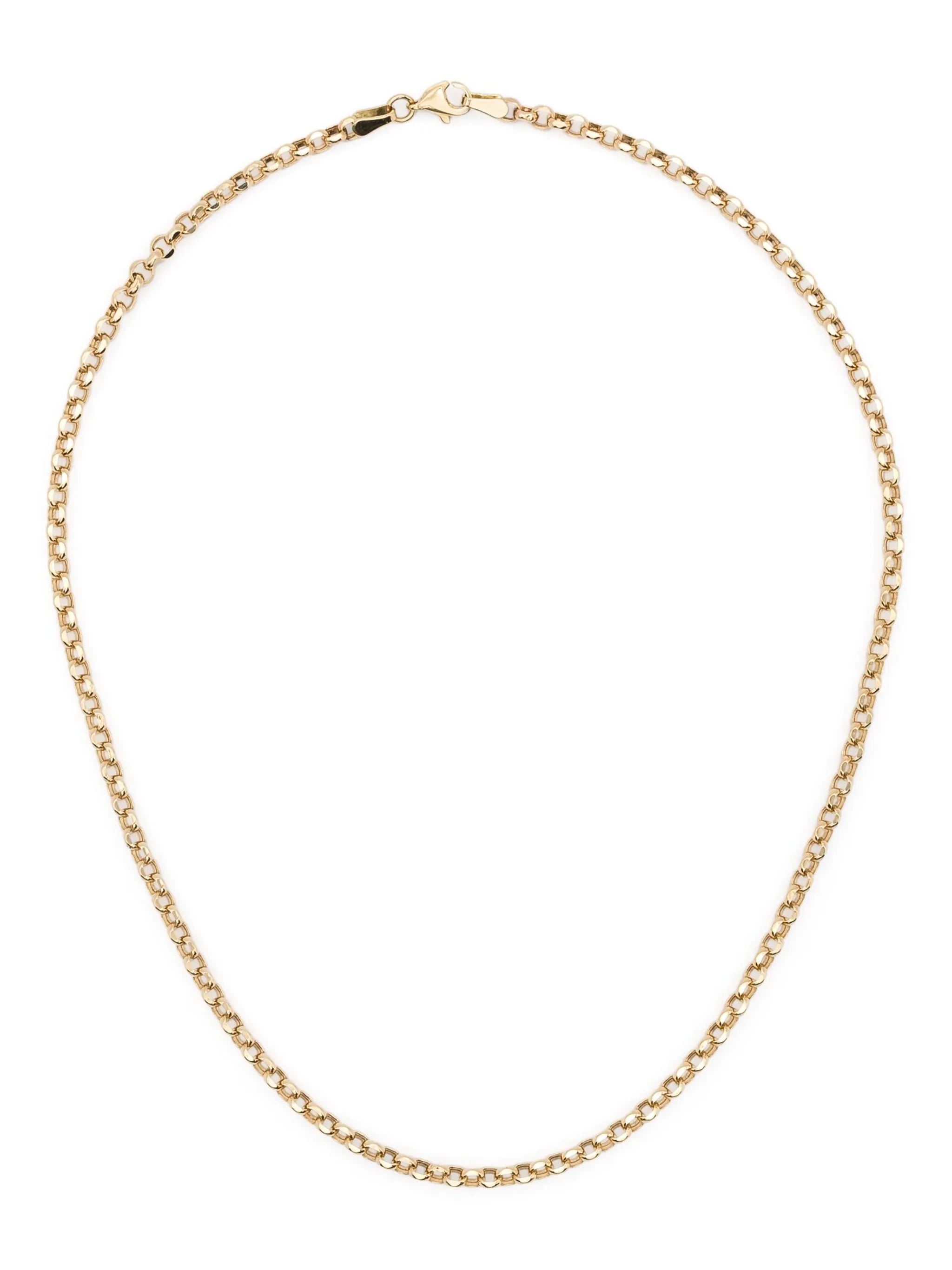 14kt yellow gold small rolo-chain necklace