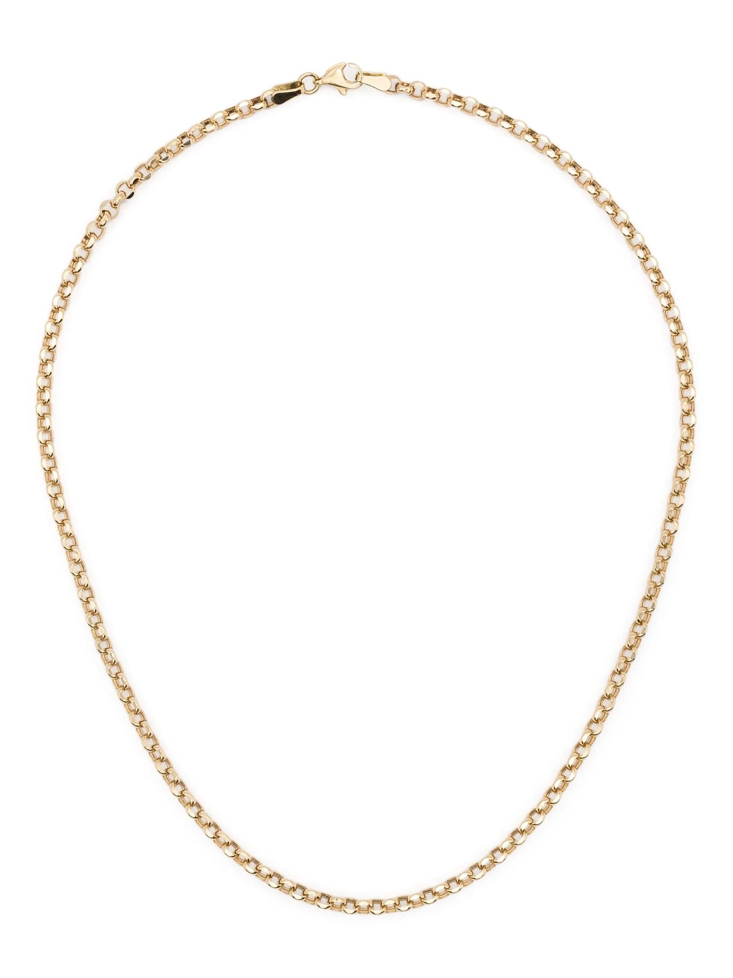 14kt yellow gold small rolo-chain necklace