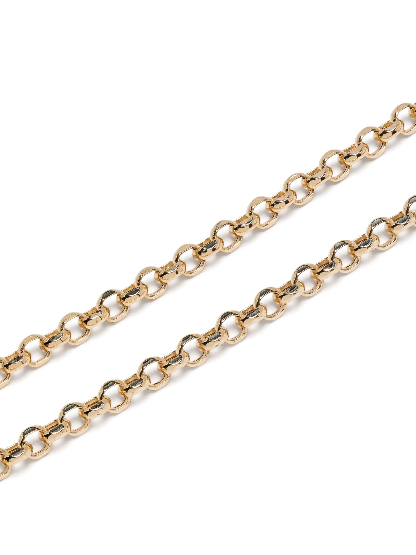 14kt yellow gold small rolo-chain necklace
