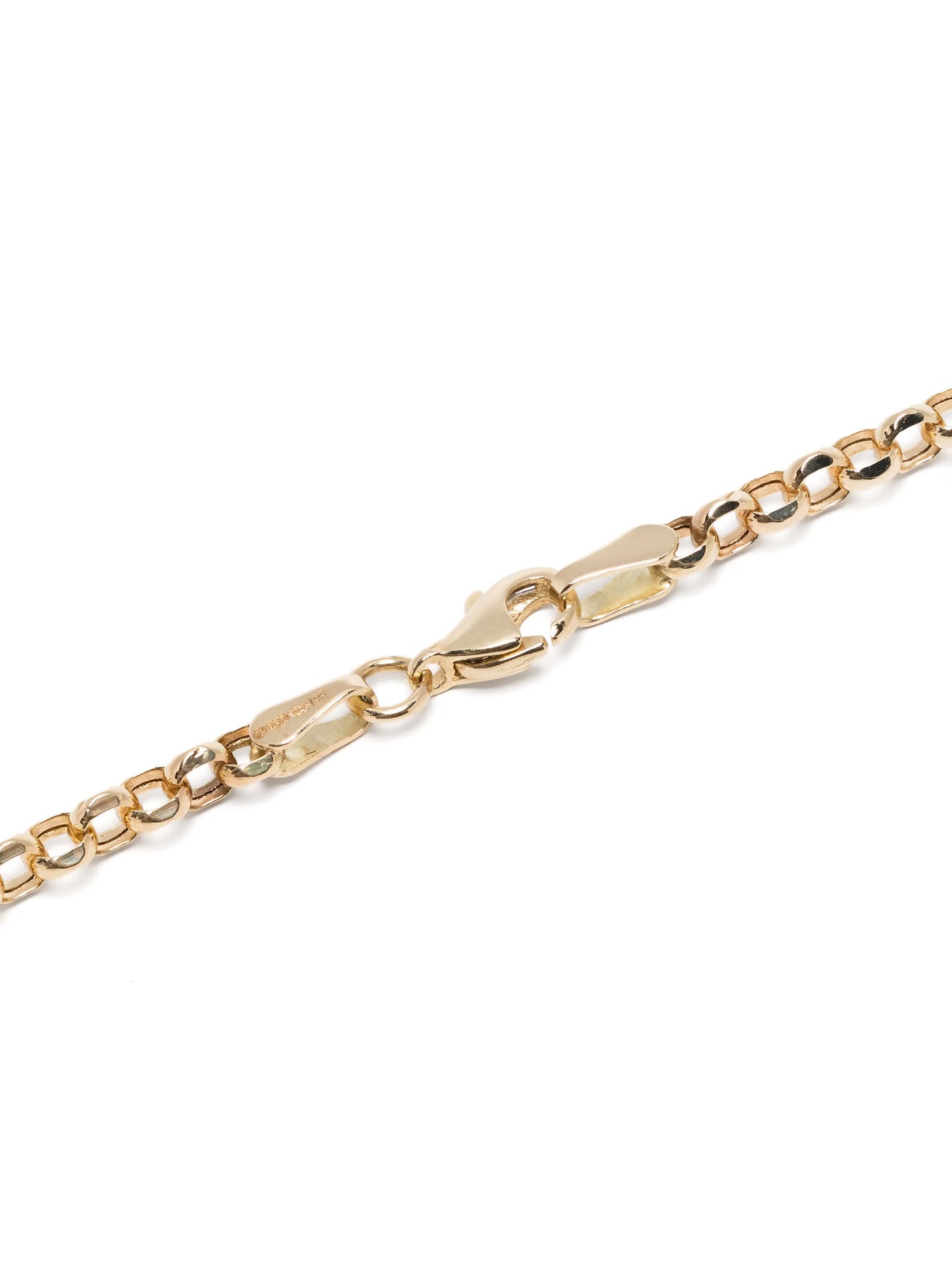 14kt yellow gold small rolo-chain necklace