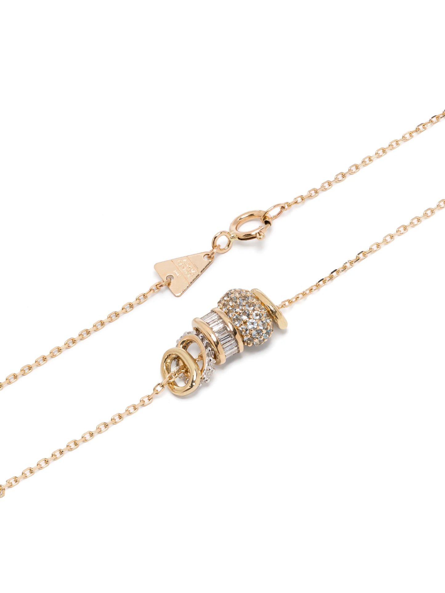 14kt yellow gold Bead Party Rager necklace