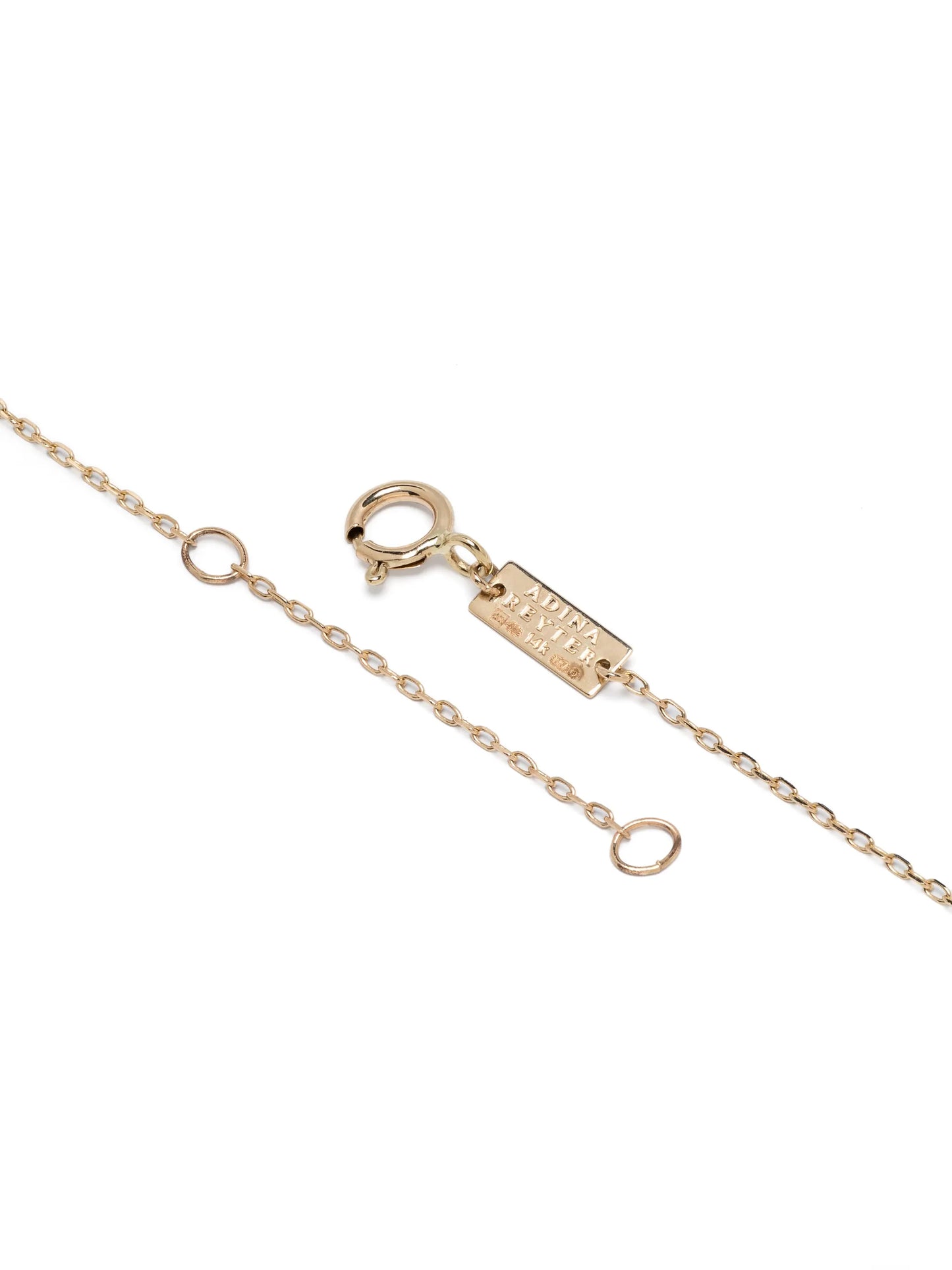 14kt yellow gold arrow-pendant necklace