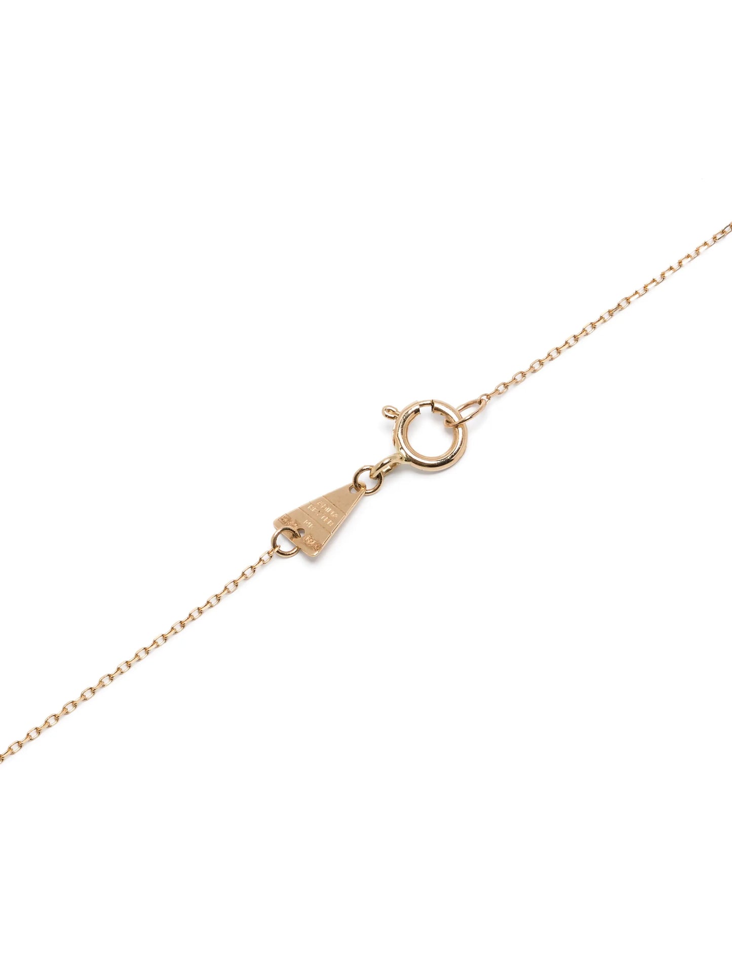 14kt yellow gold wing-pendant diamond necklace