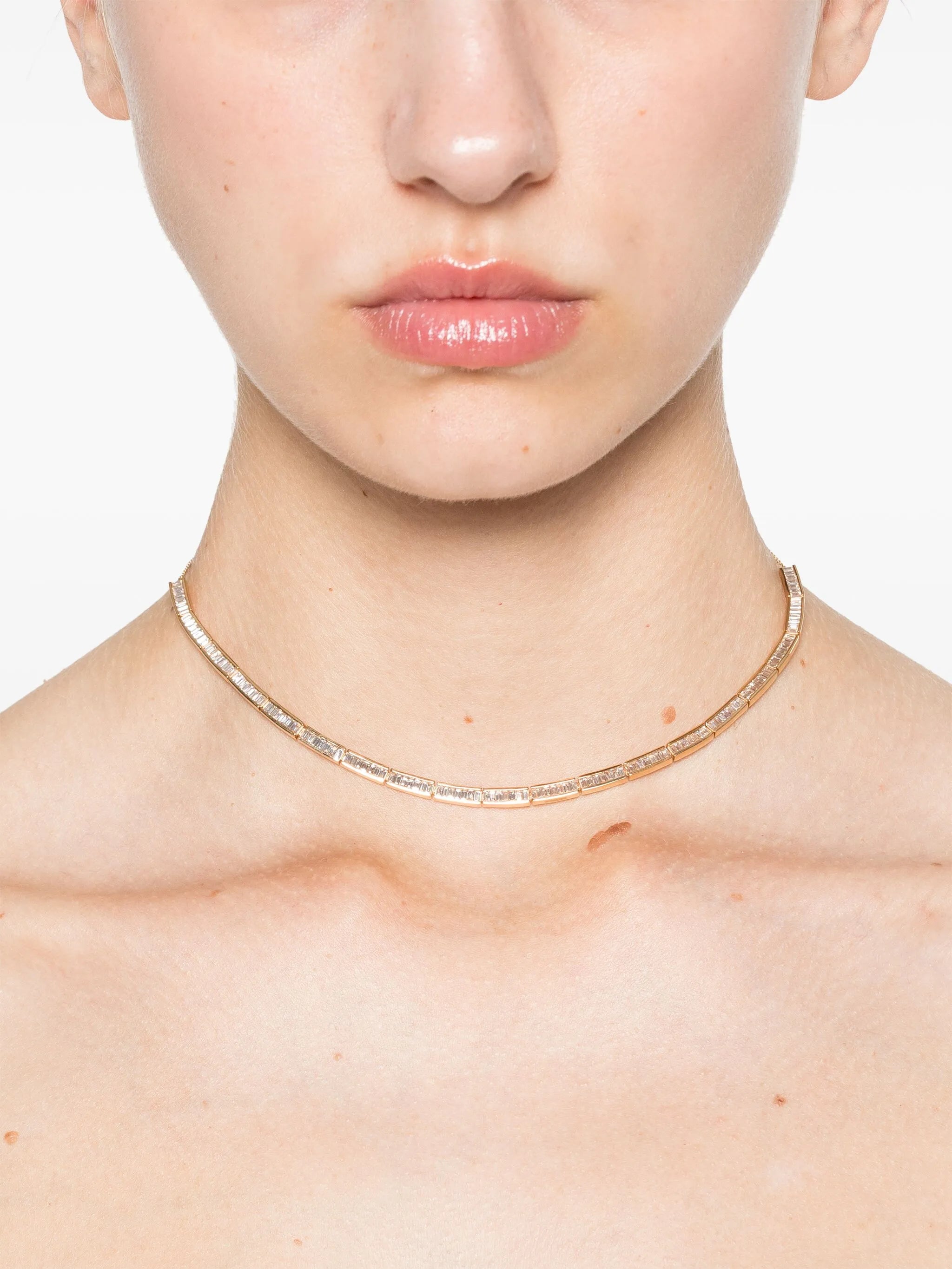 14kt yellow gold Sadie diamond necklace