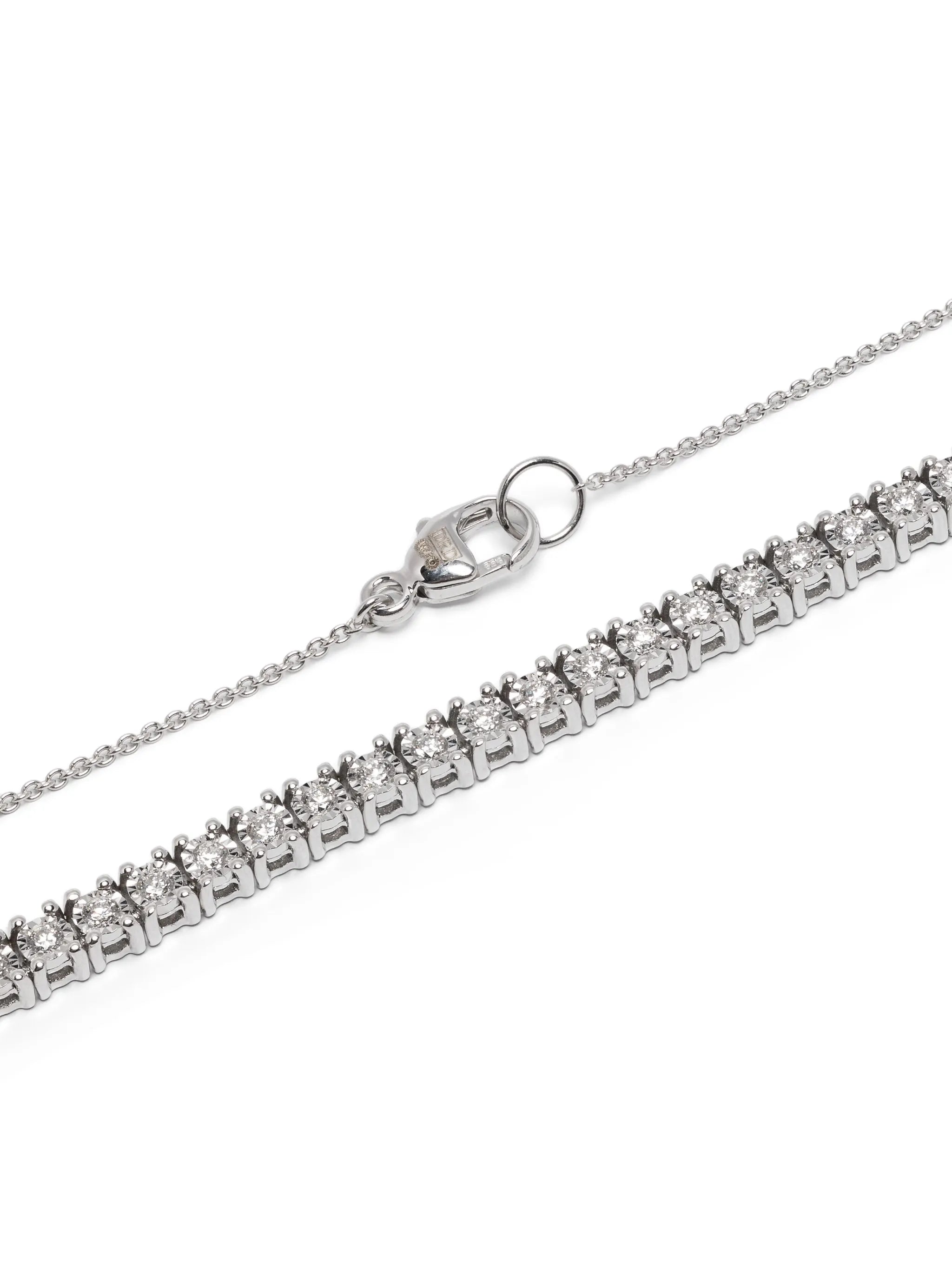 14kt white gold Ava Bea diamond necklace