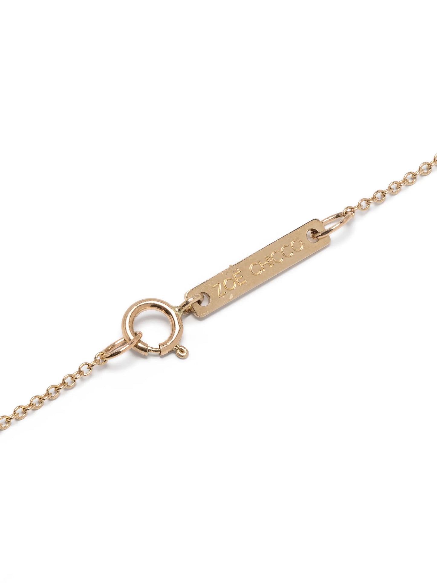 14kt yellow gold Open Sun diamond necklace