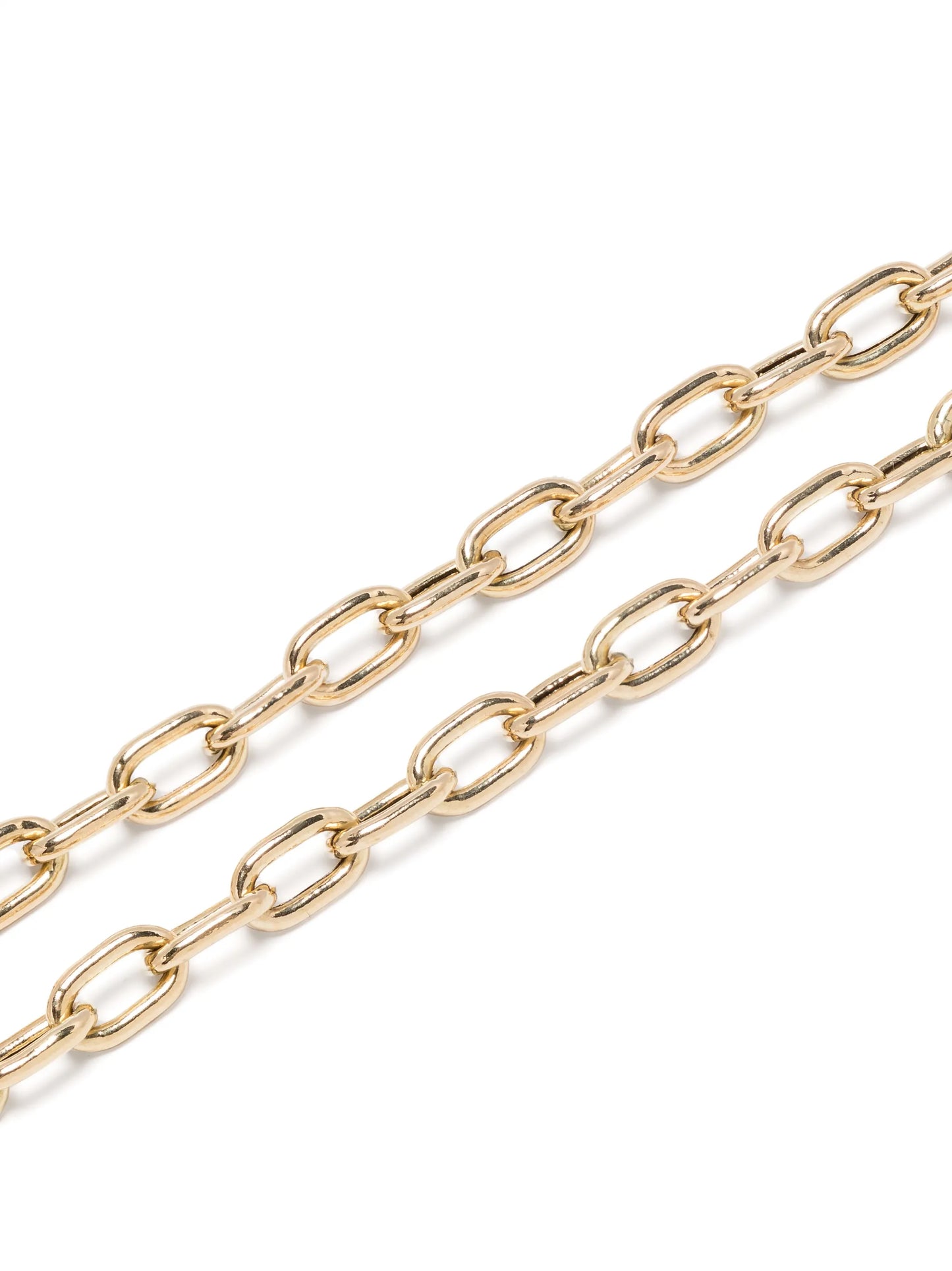 14kt yellow gold anchor-chain necklace