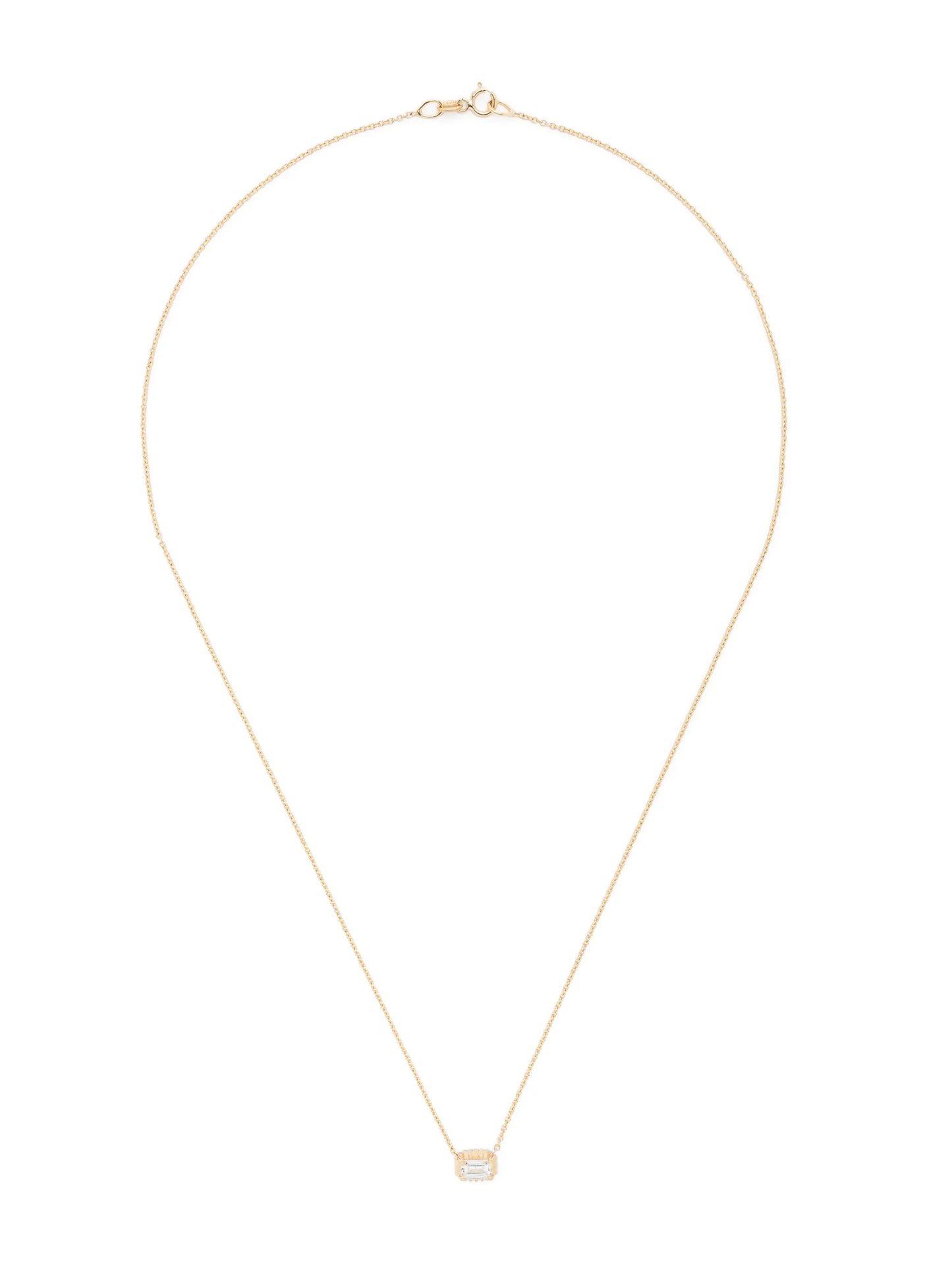 18kt yellow gold diamond necklace